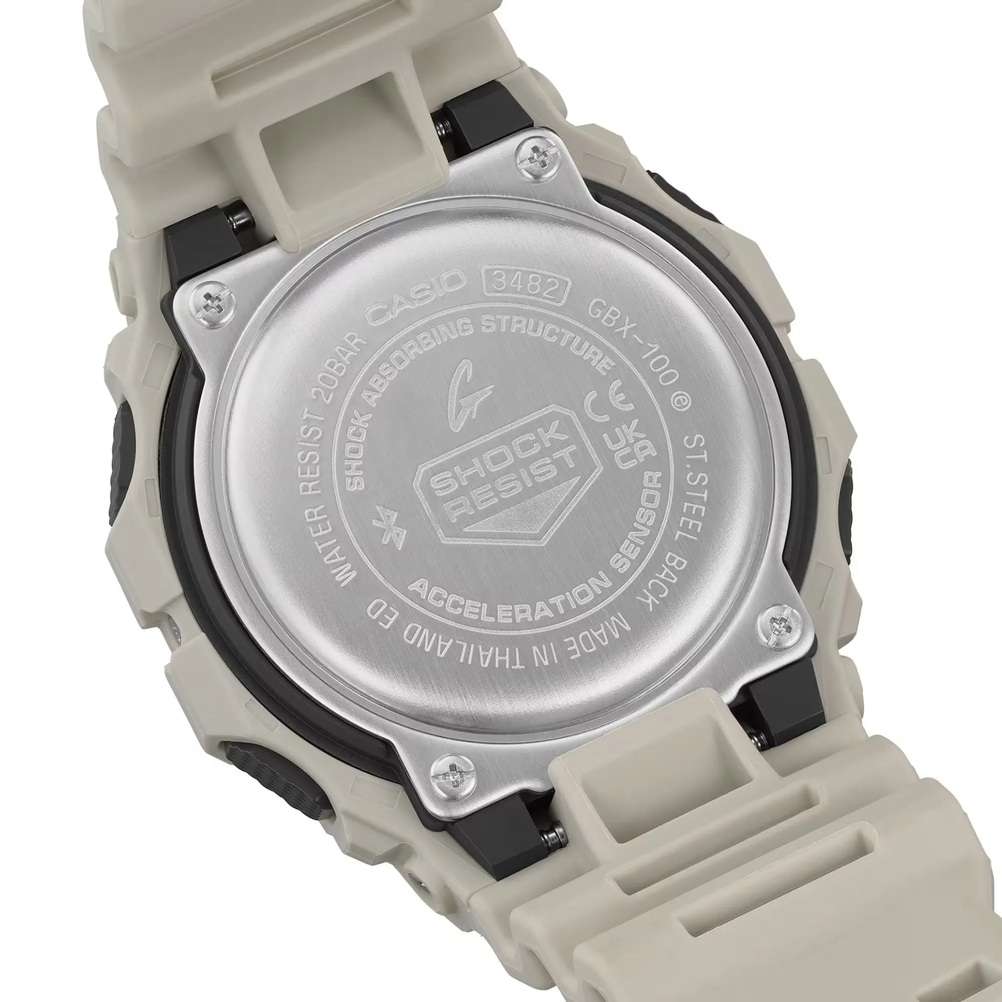 Casio G-SHOCK G-LIDE GBX100-8 Neutral Sand Surf Surfer Men's Tide Watch