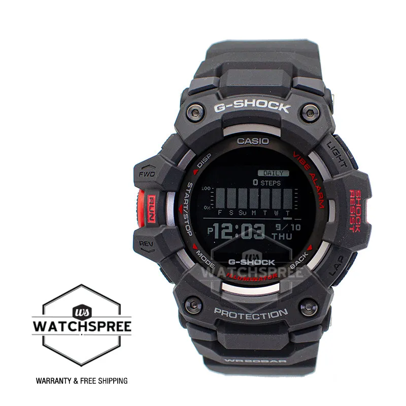 Casio G-Shock G-SQUAD Bluetooth¶¸ Black Resin Band Watch GBD100-1D GBD-100-1