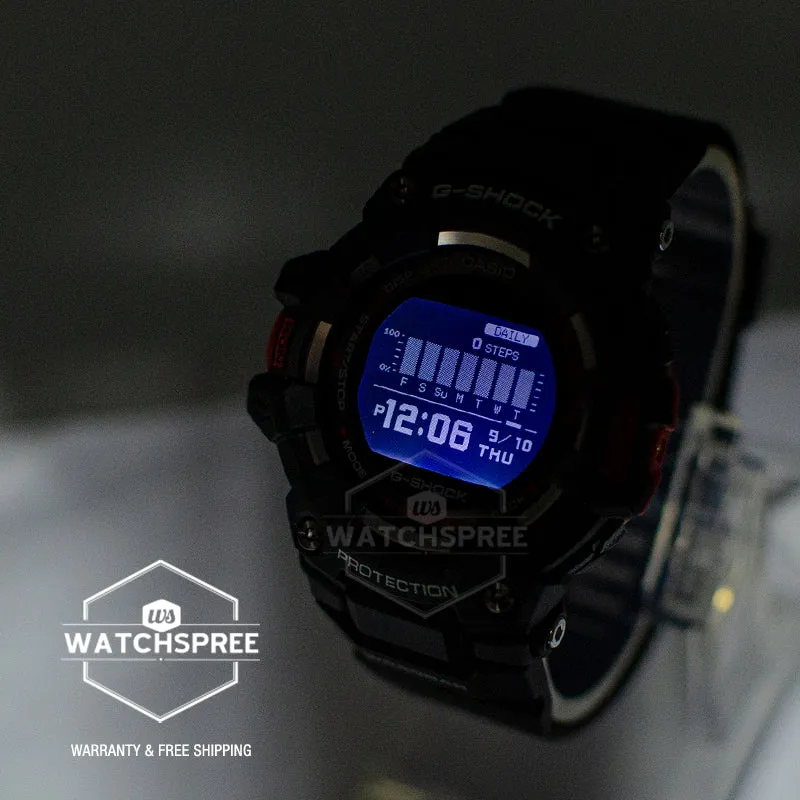 Casio G-Shock G-SQUAD Bluetooth¶¸ Black Resin Band Watch GBD100-1D GBD-100-1