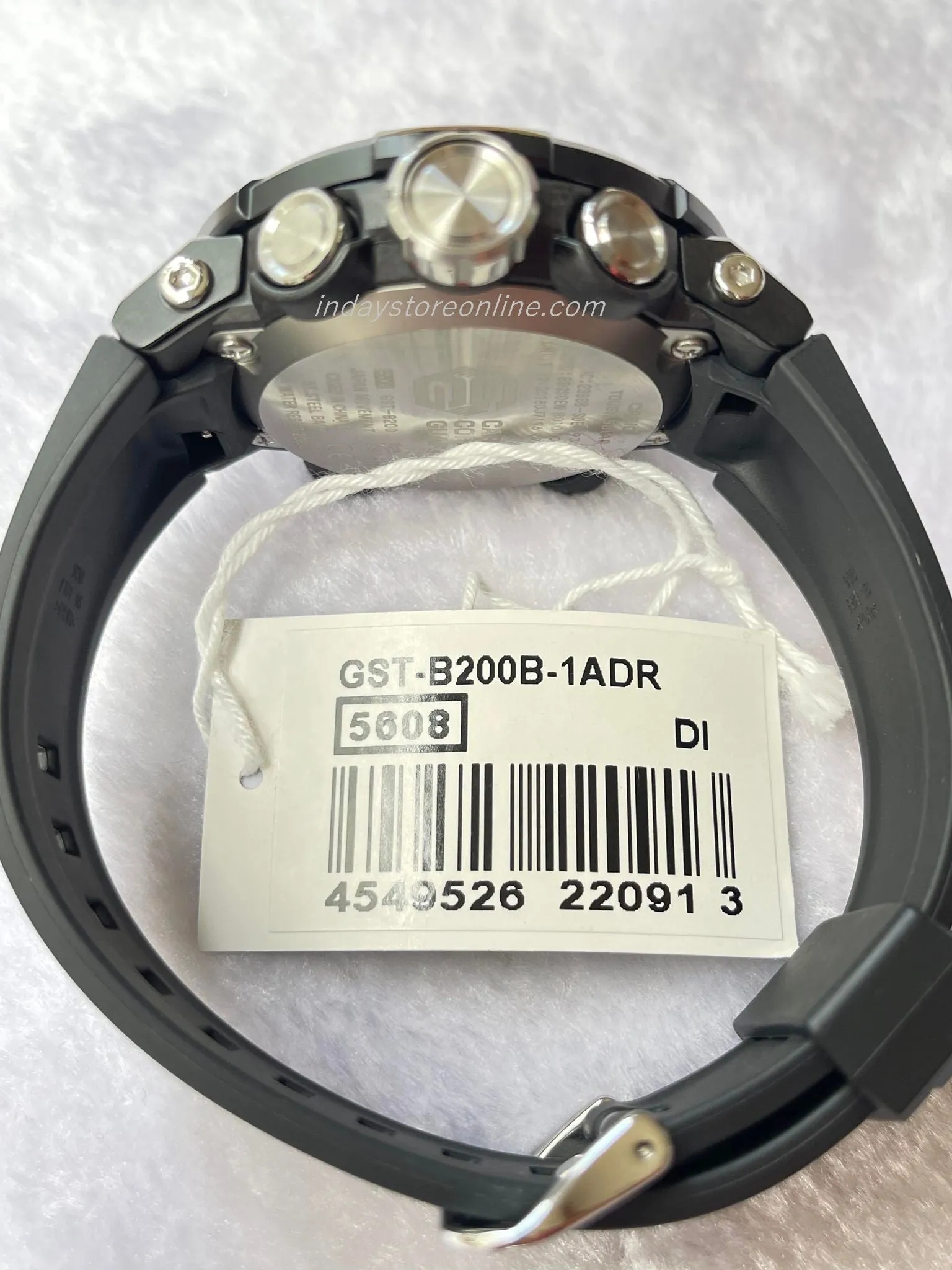 Casio G-Shock G-Steel Men's Watch GST-B200B-1A Analog-Digital Shock Resistant Carbon Core Guard Structure Tough Solar (Solar powered)