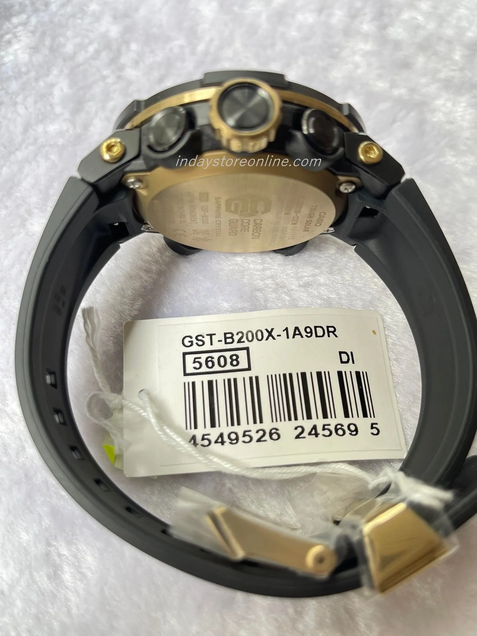 Casio G-Shock G-Steel Men's Watch GST-B200X-1A9 Analog-Digital GST-B200 Series Shock Resistant Carbon Core Guard Structure