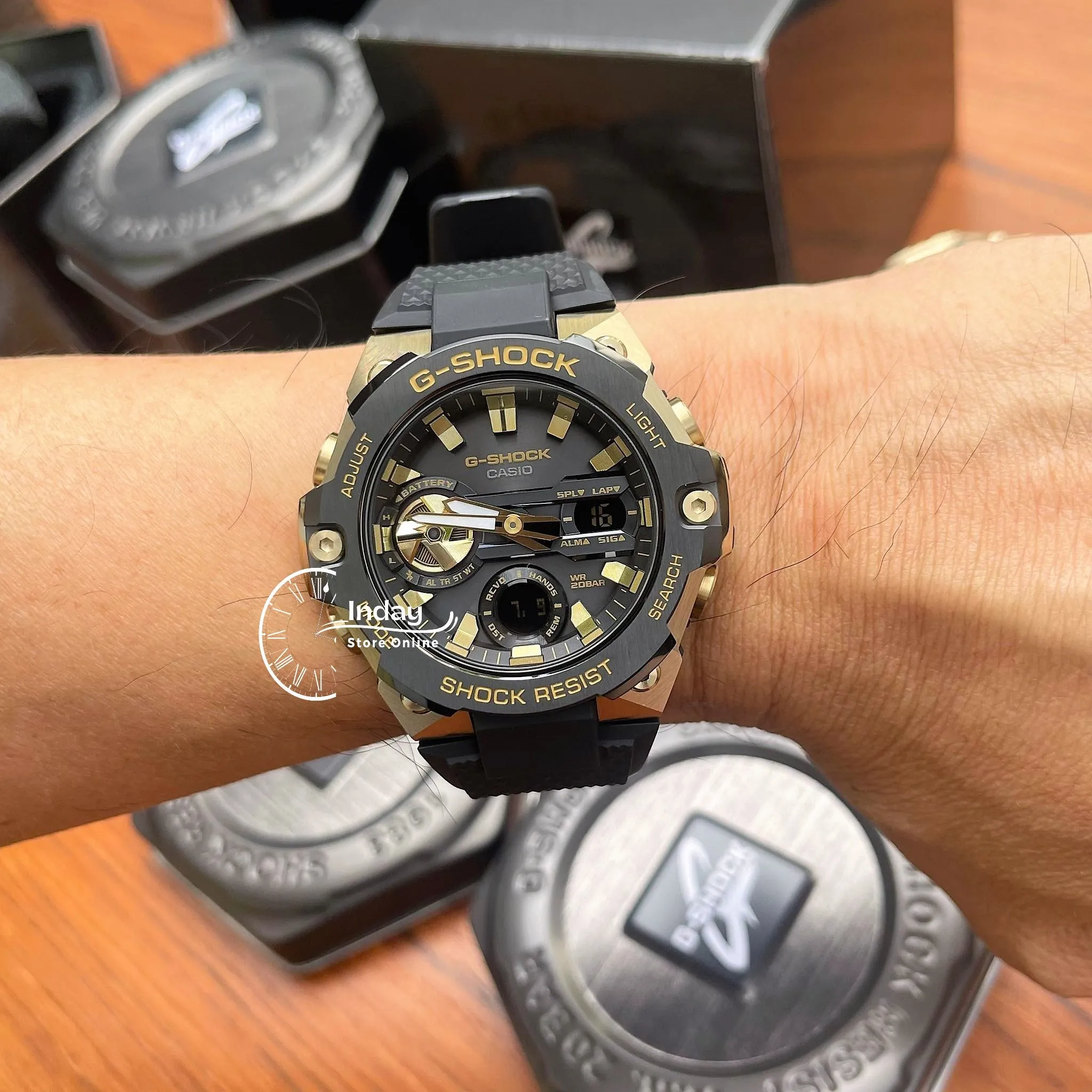 Casio G-Shock G-Steel Men's Watch GST-B400GB-1A9 GST-B400 Series Tough Solar (Solar powered) Mobile link (Wireless linking using Bluetooth®)
