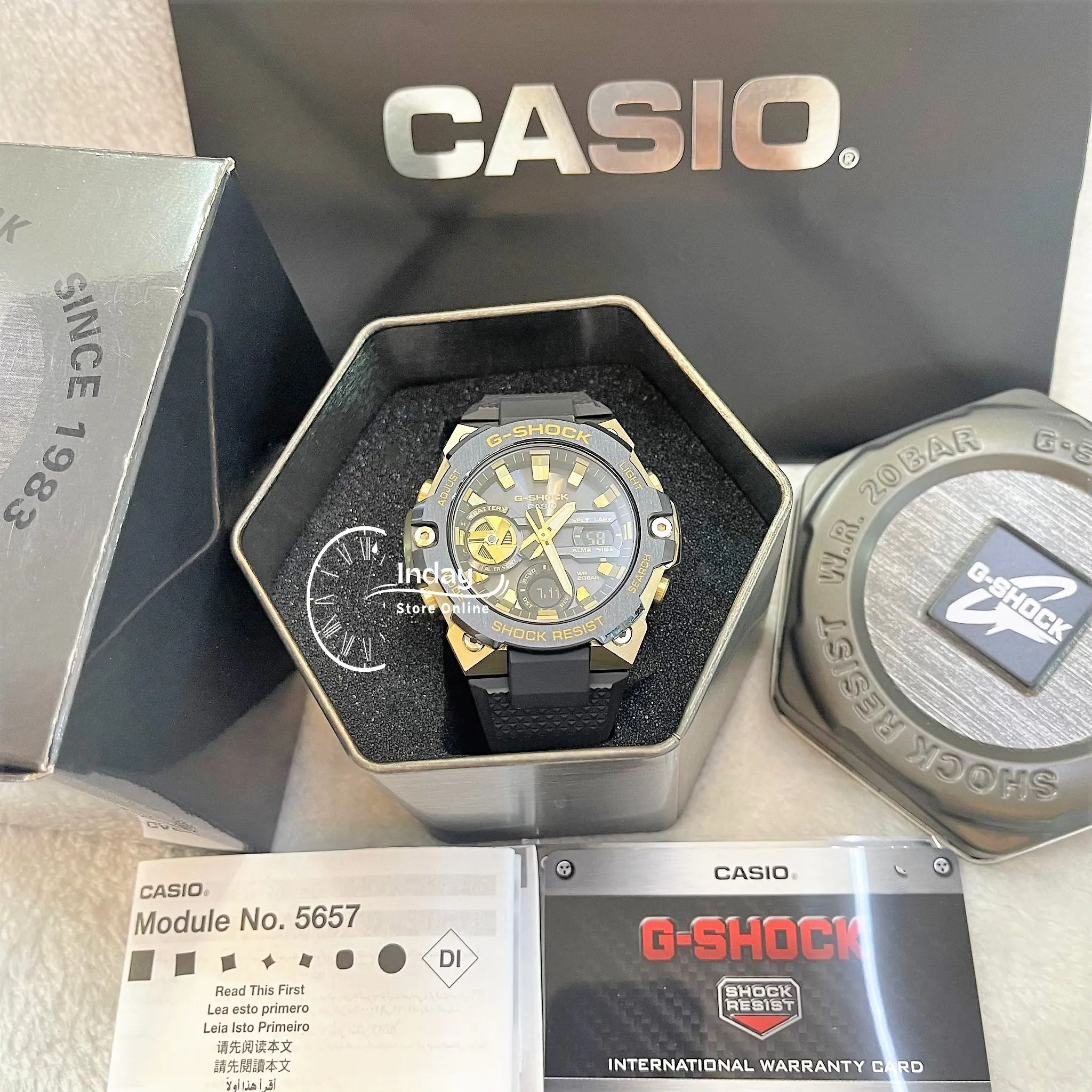 Casio G-Shock G-Steel Men's Watch GST-B400GB-1A9 GST-B400 Series Tough Solar (Solar powered) Mobile link (Wireless linking using Bluetooth®)