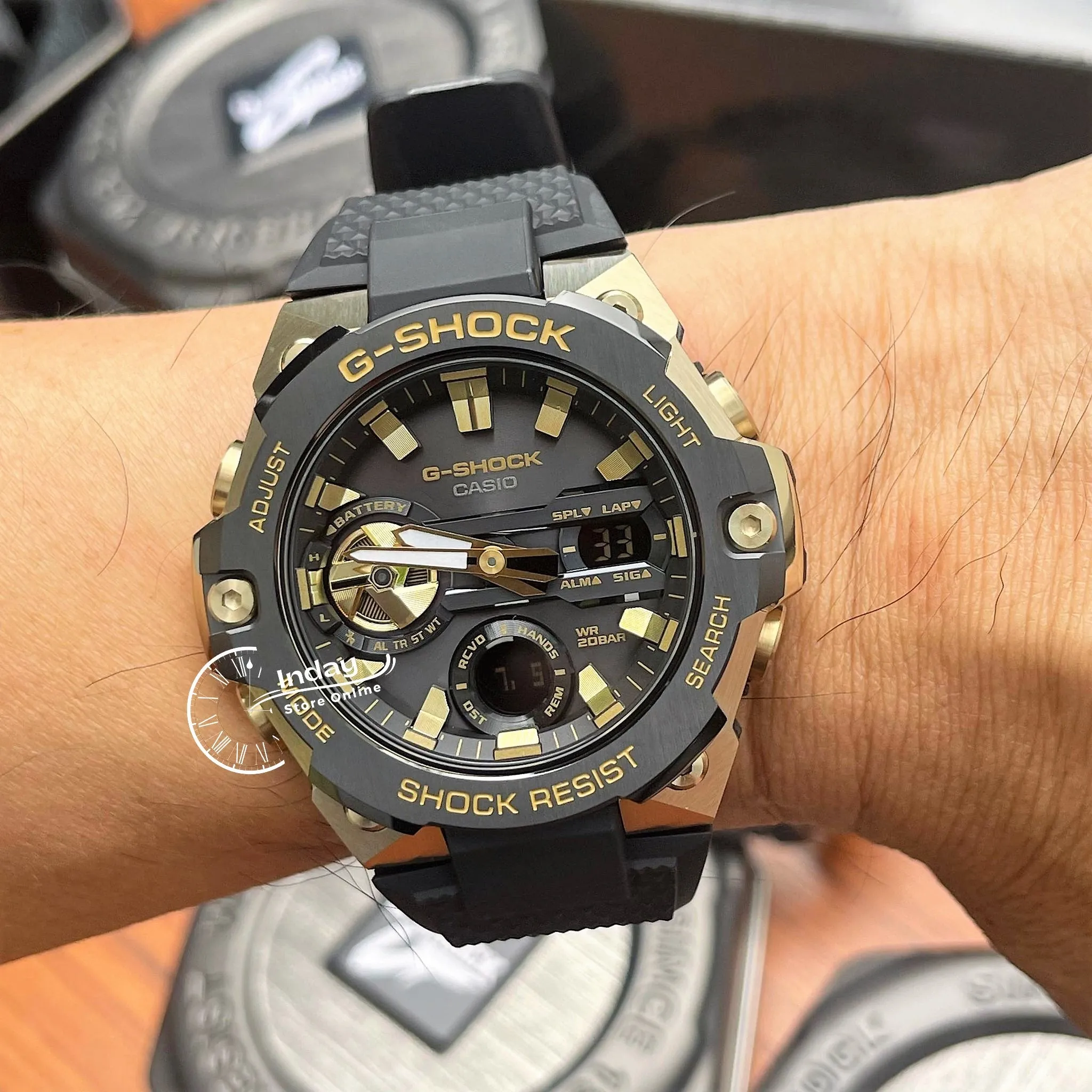 Casio G-Shock G-Steel Men's Watch GST-B400GB-1A9 GST-B400 Series Tough Solar (Solar powered) Mobile link (Wireless linking using Bluetooth®)