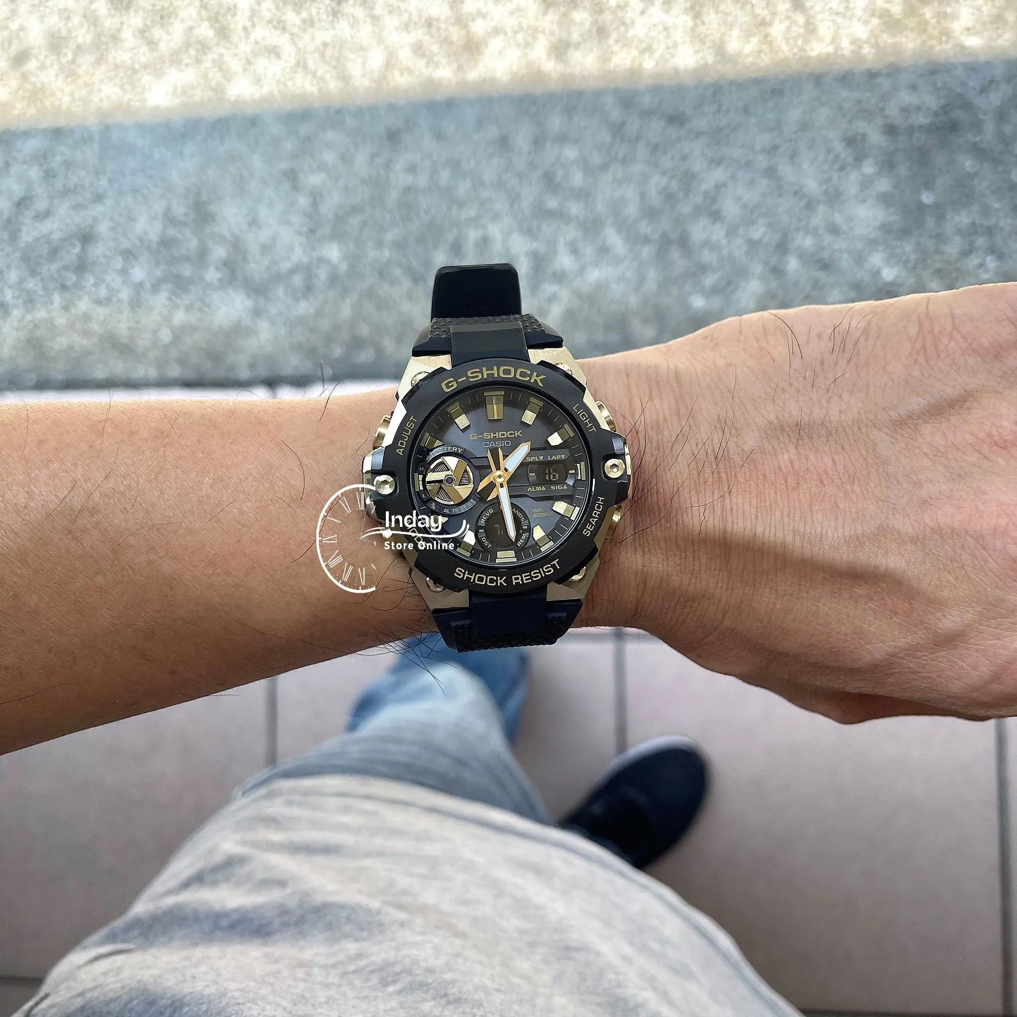 Casio G-Shock G-Steel Men's Watch GST-B400GB-1A9 GST-B400 Series Tough Solar (Solar powered) Mobile link (Wireless linking using Bluetooth®)