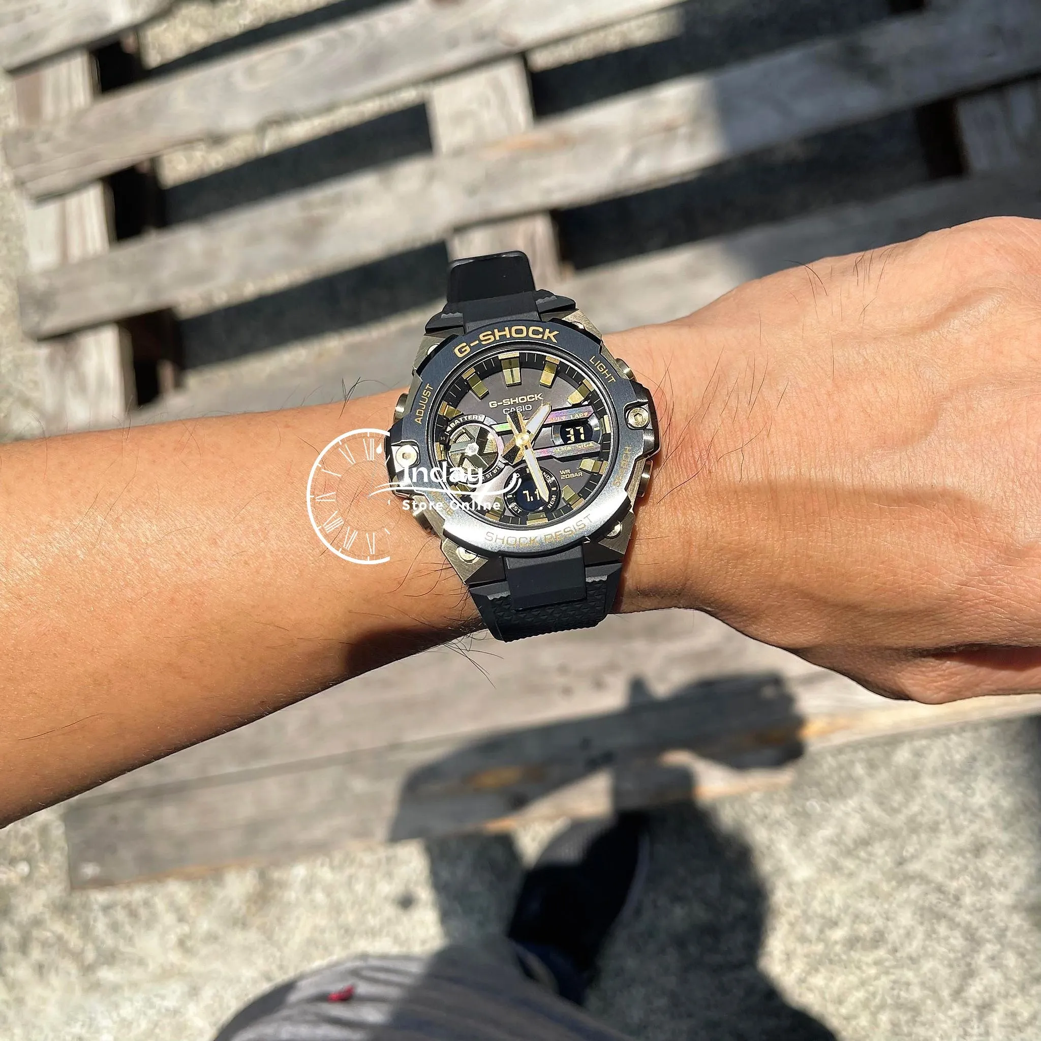 Casio G-Shock G-Steel Men's Watch GST-B400GB-1A9 GST-B400 Series Tough Solar (Solar powered) Mobile link (Wireless linking using Bluetooth®)