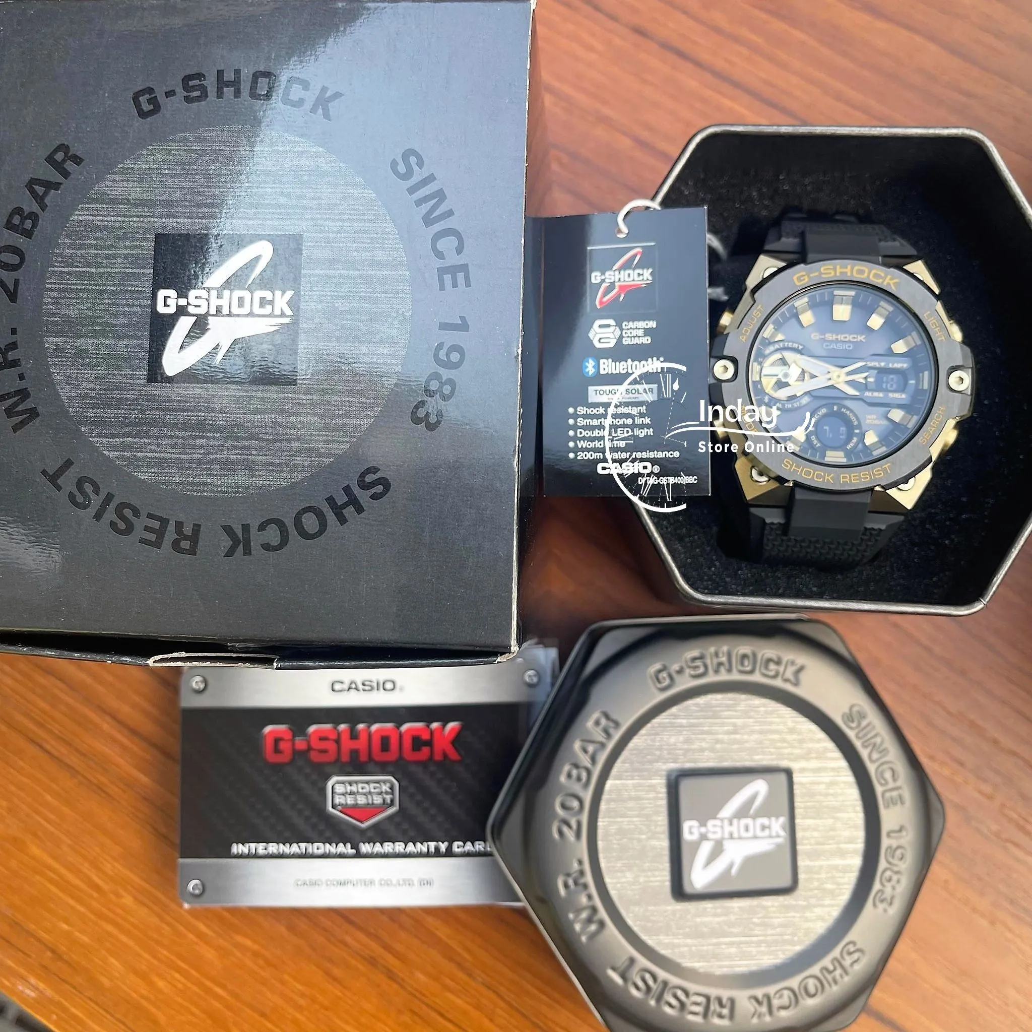 Casio G-Shock G-Steel Men's Watch GST-B400GB-1A9 GST-B400 Series Tough Solar (Solar powered) Mobile link (Wireless linking using Bluetooth®)