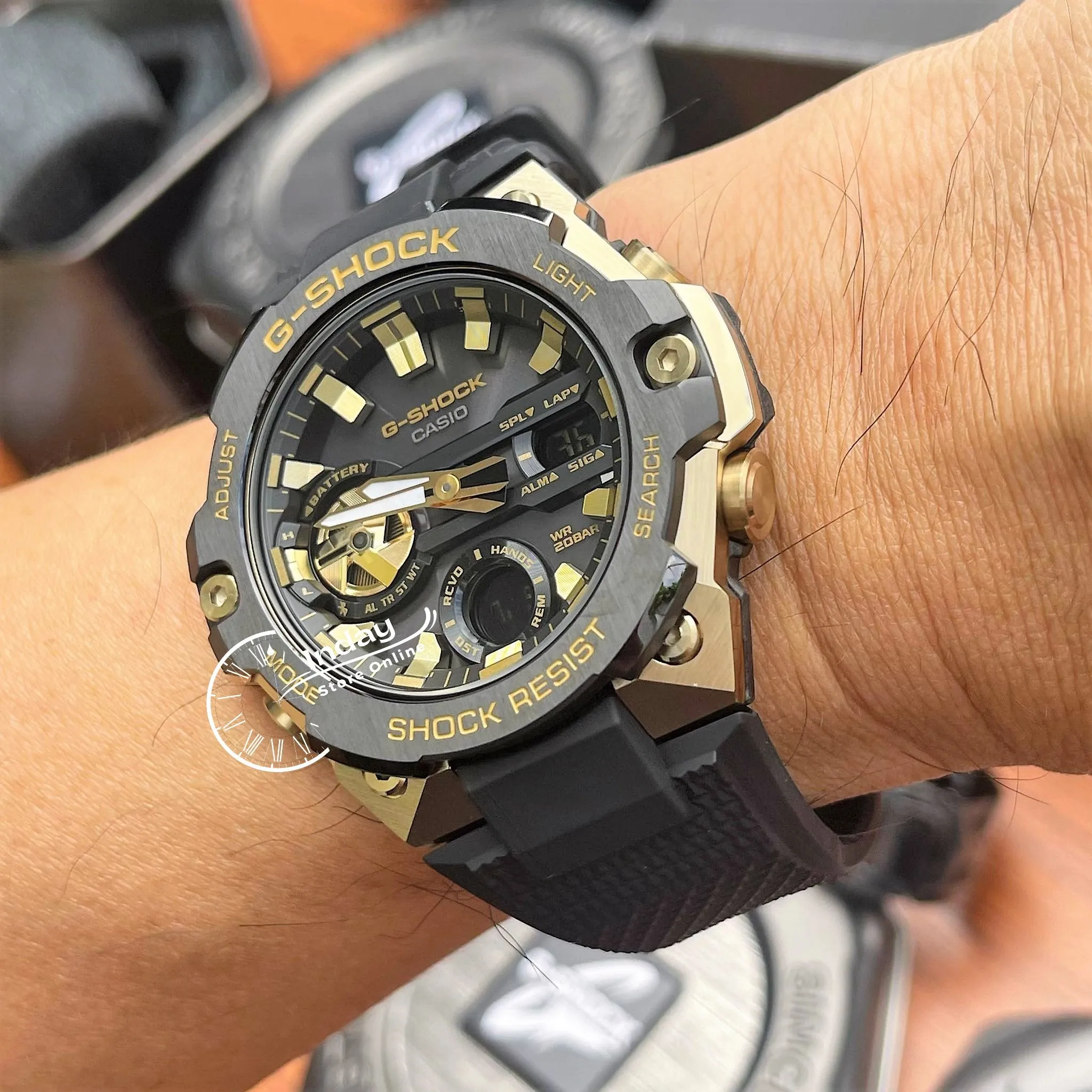 Casio G-Shock G-Steel Men's Watch GST-B400GB-1A9 GST-B400 Series Tough Solar (Solar powered) Mobile link (Wireless linking using Bluetooth®)