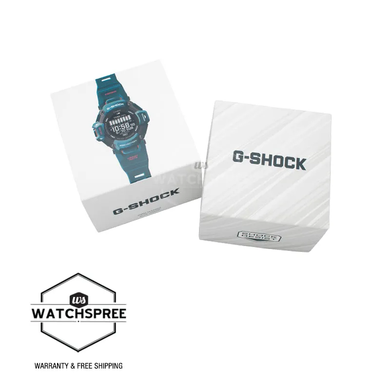 Casio G-Shock GBD-H2000 Lineup G-SQUAD Bluetooth© Tough Solar Multi-Sport Series Blue Resin Band Watch GBDH2000-2D GBD-H2000-2D GBD-H2000-2