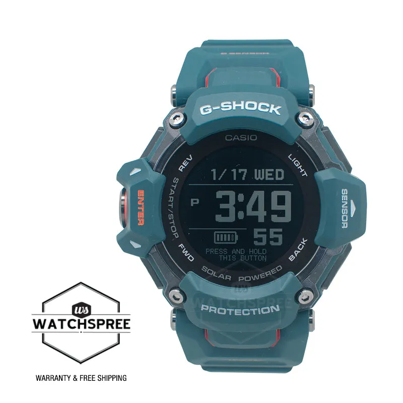 Casio G-Shock GBD-H2000 Lineup G-SQUAD Bluetooth© Tough Solar Multi-Sport Series Blue Resin Band Watch GBDH2000-2D GBD-H2000-2D GBD-H2000-2