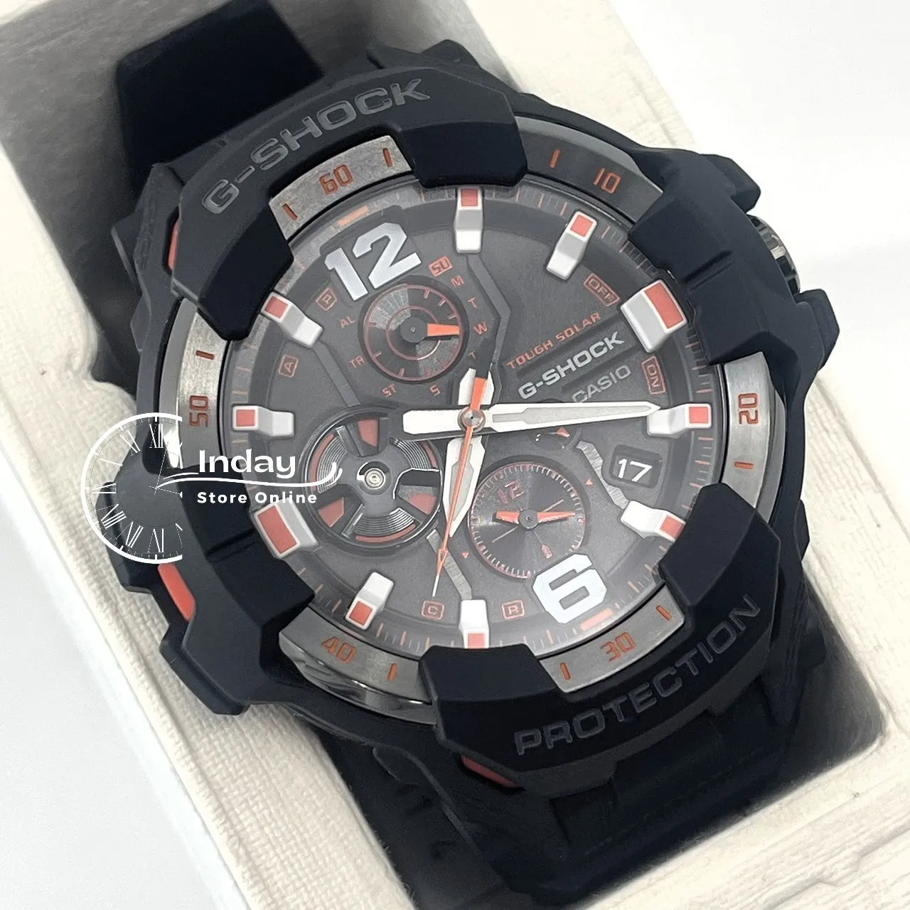 Casio G-Shock Gravitymaster Men's Watch GR-B300-1A4 Shock Resistant Mobile link Bluetooth Tough Solar