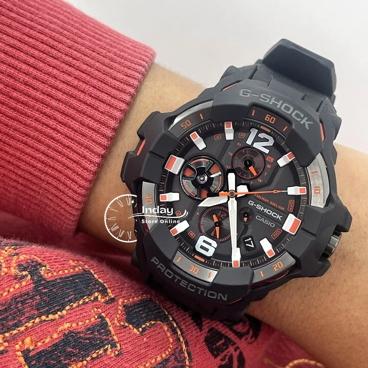 Casio G-Shock Gravitymaster Men's Watch GR-B300-1A4 Shock Resistant Mobile link Bluetooth Tough Solar