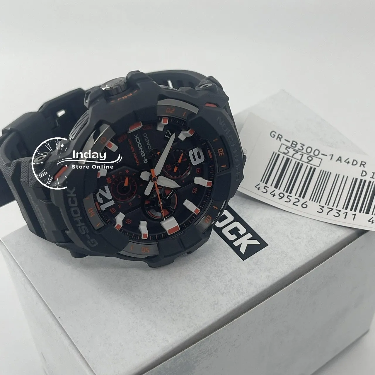 Casio G-Shock Gravitymaster Men's Watch GR-B300-1A4 Shock Resistant Mobile link Bluetooth Tough Solar