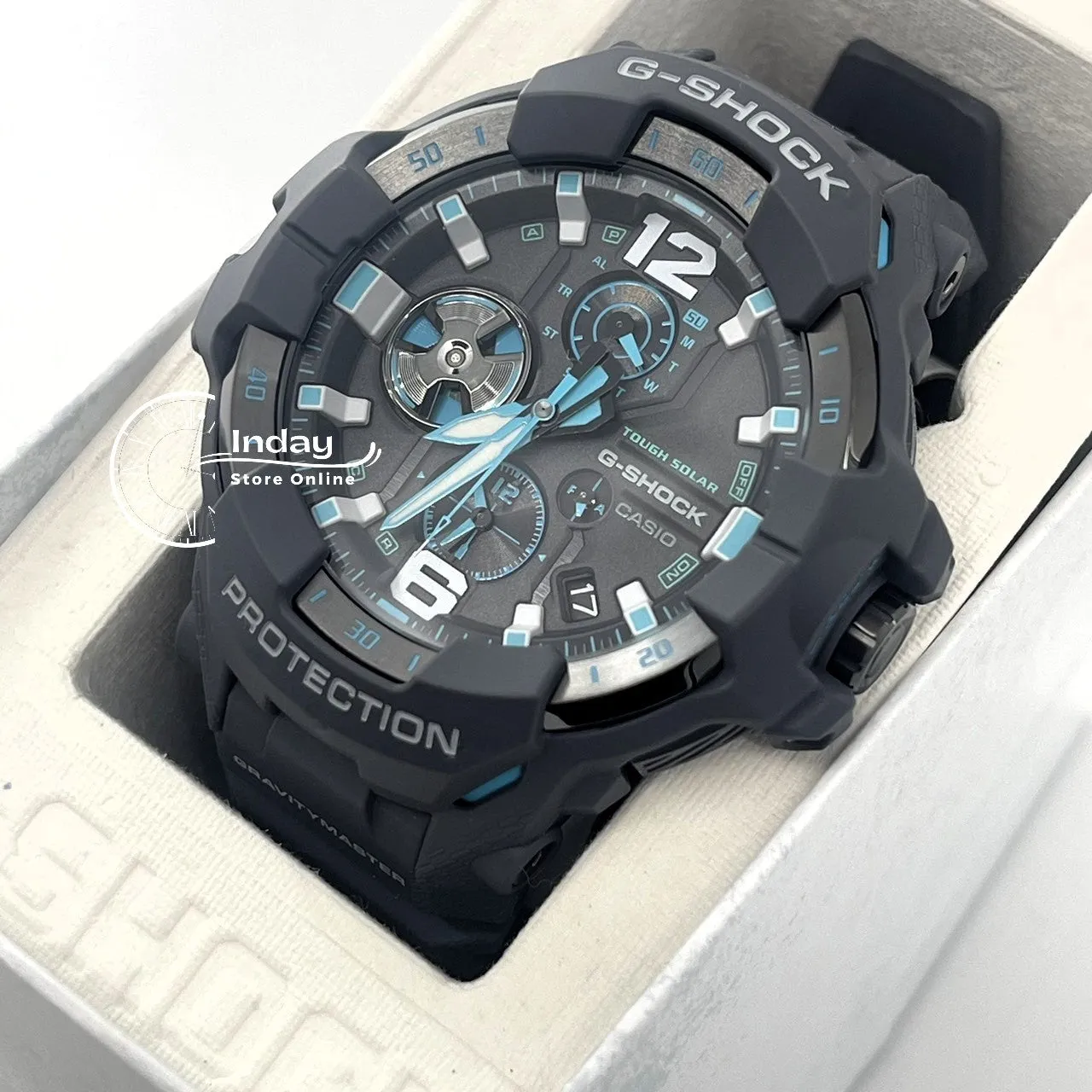Casio G-Shock Gravitymaster Men's Watch GR-B300-8A2 Shock Resistant Mobile link Bluetooth Tough Solar