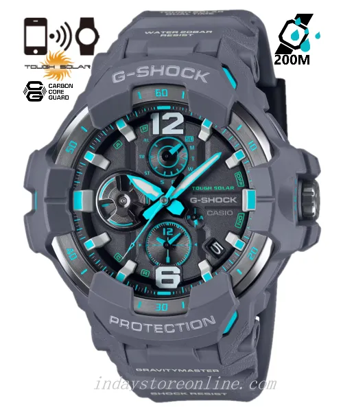 Casio G-Shock Gravitymaster Men's Watch GR-B300-8A2 Shock Resistant Mobile link Bluetooth Tough Solar