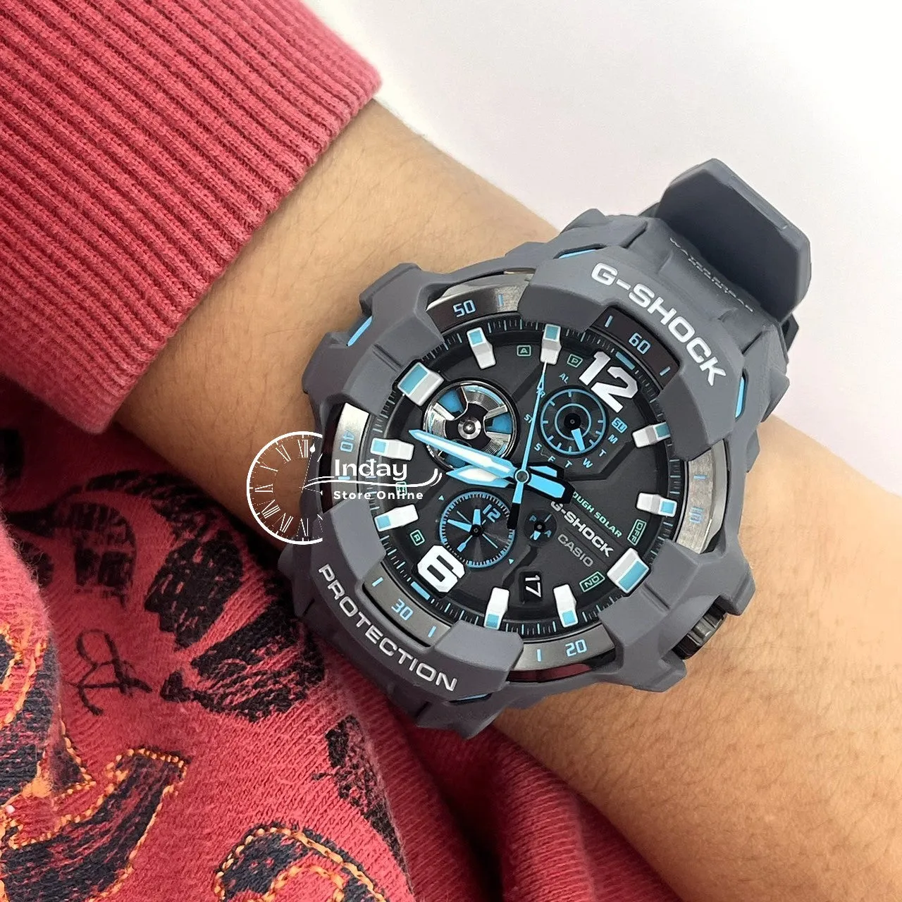 Casio G-Shock Gravitymaster Men's Watch GR-B300-8A2 Shock Resistant Mobile link Bluetooth Tough Solar