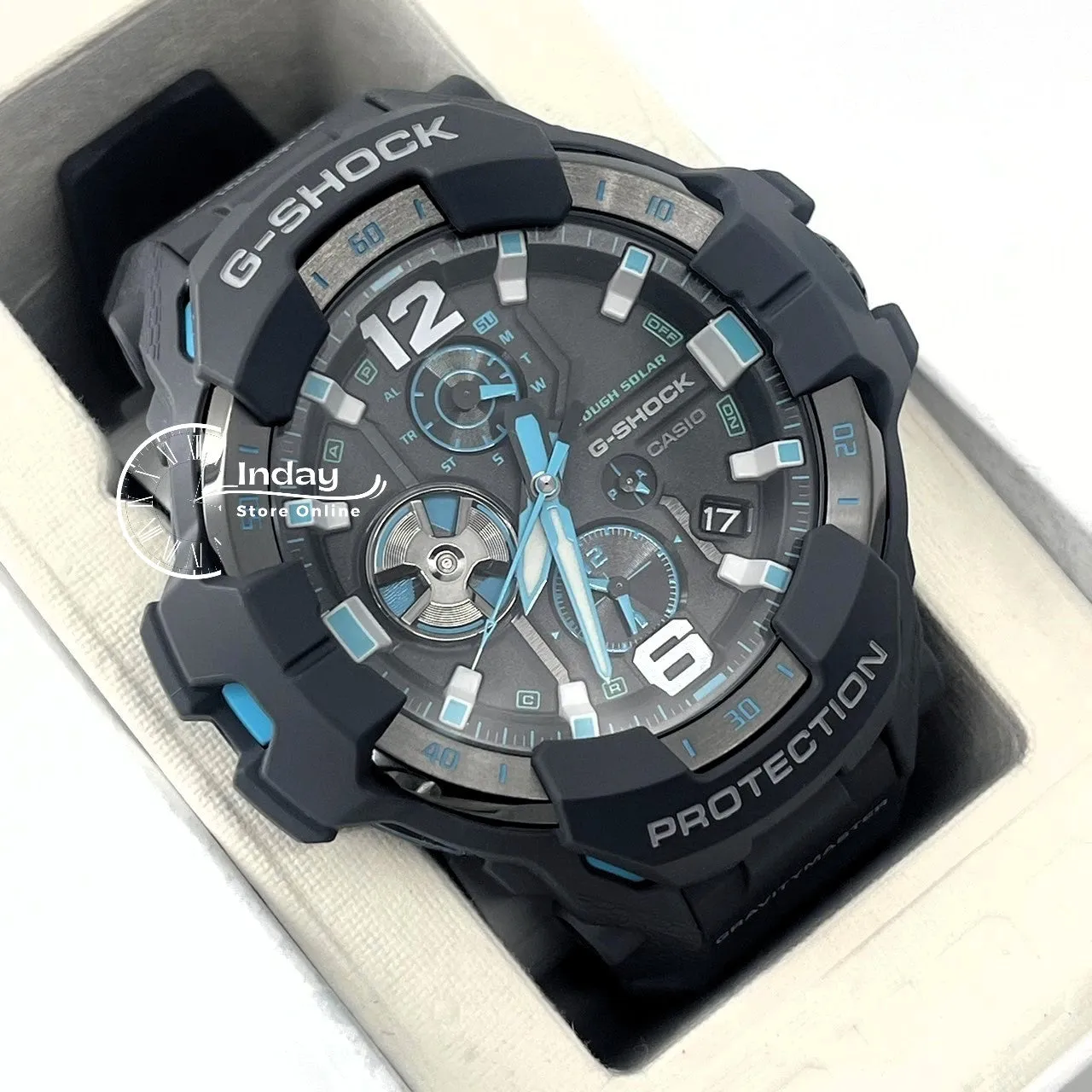 Casio G-Shock Gravitymaster Men's Watch GR-B300-8A2 Shock Resistant Mobile link Bluetooth Tough Solar