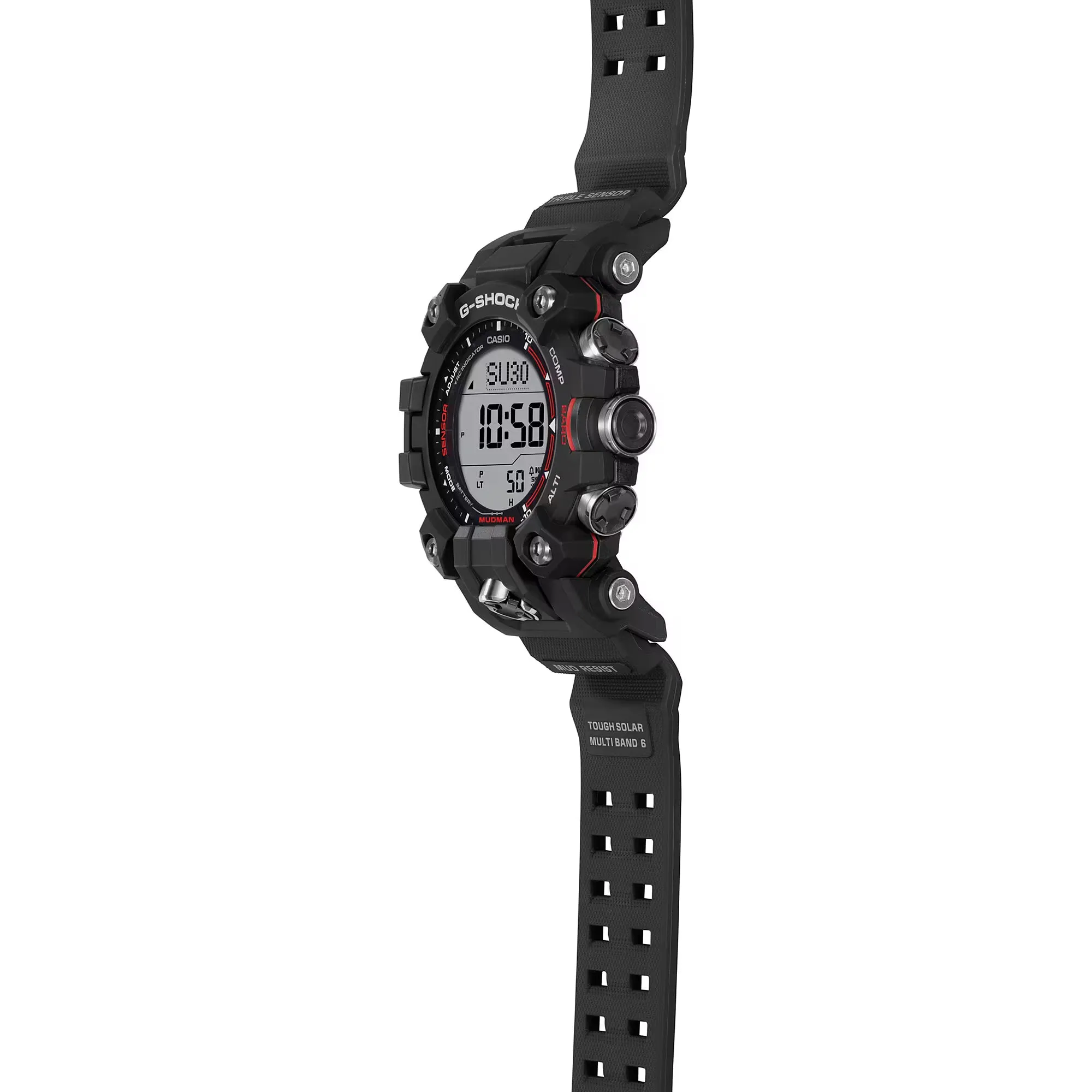 CASIO G-Shock GW9500-1 Mudman Triple Sensor Solar Black Watch