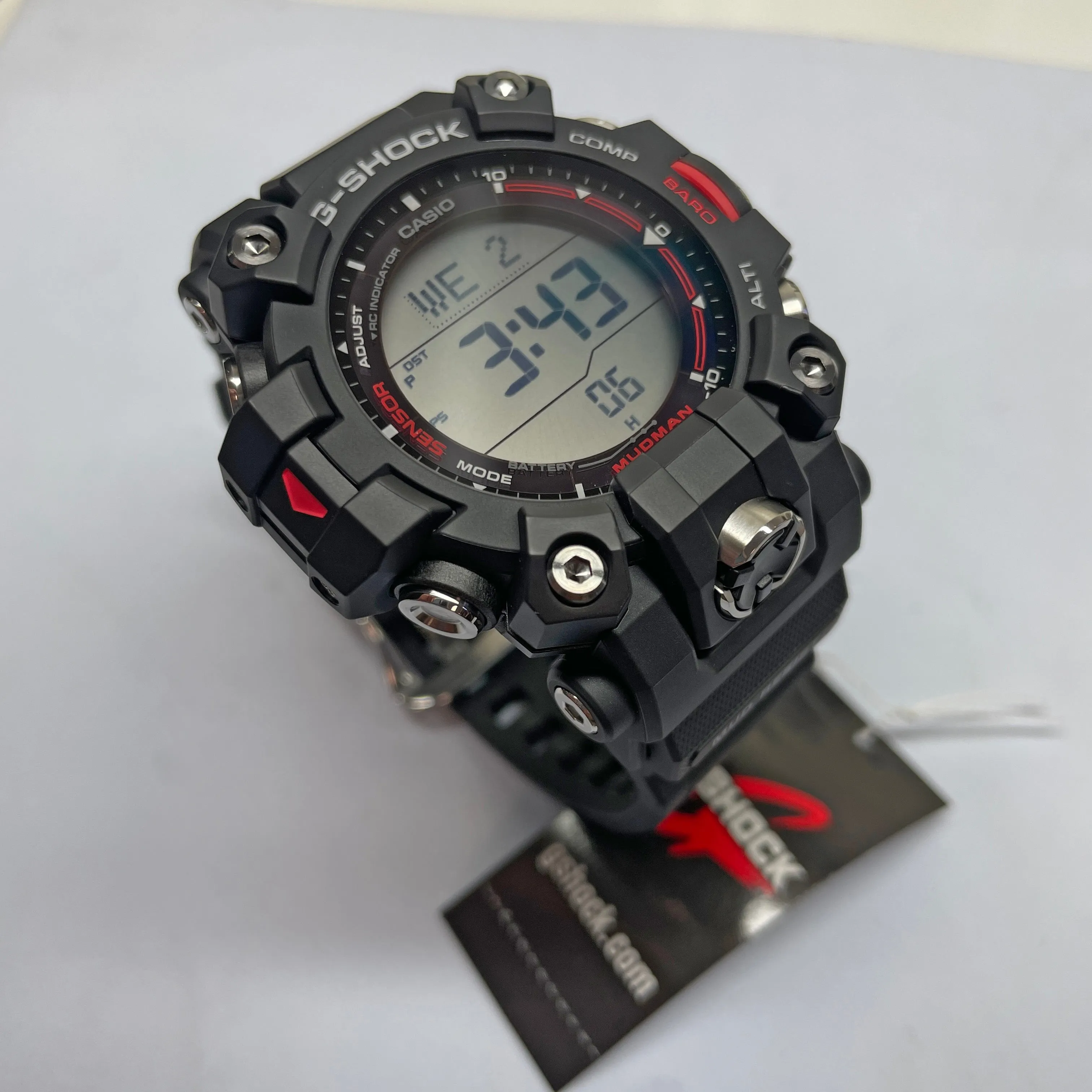 CASIO G-Shock GW9500-1 Mudman Triple Sensor Solar Black Watch