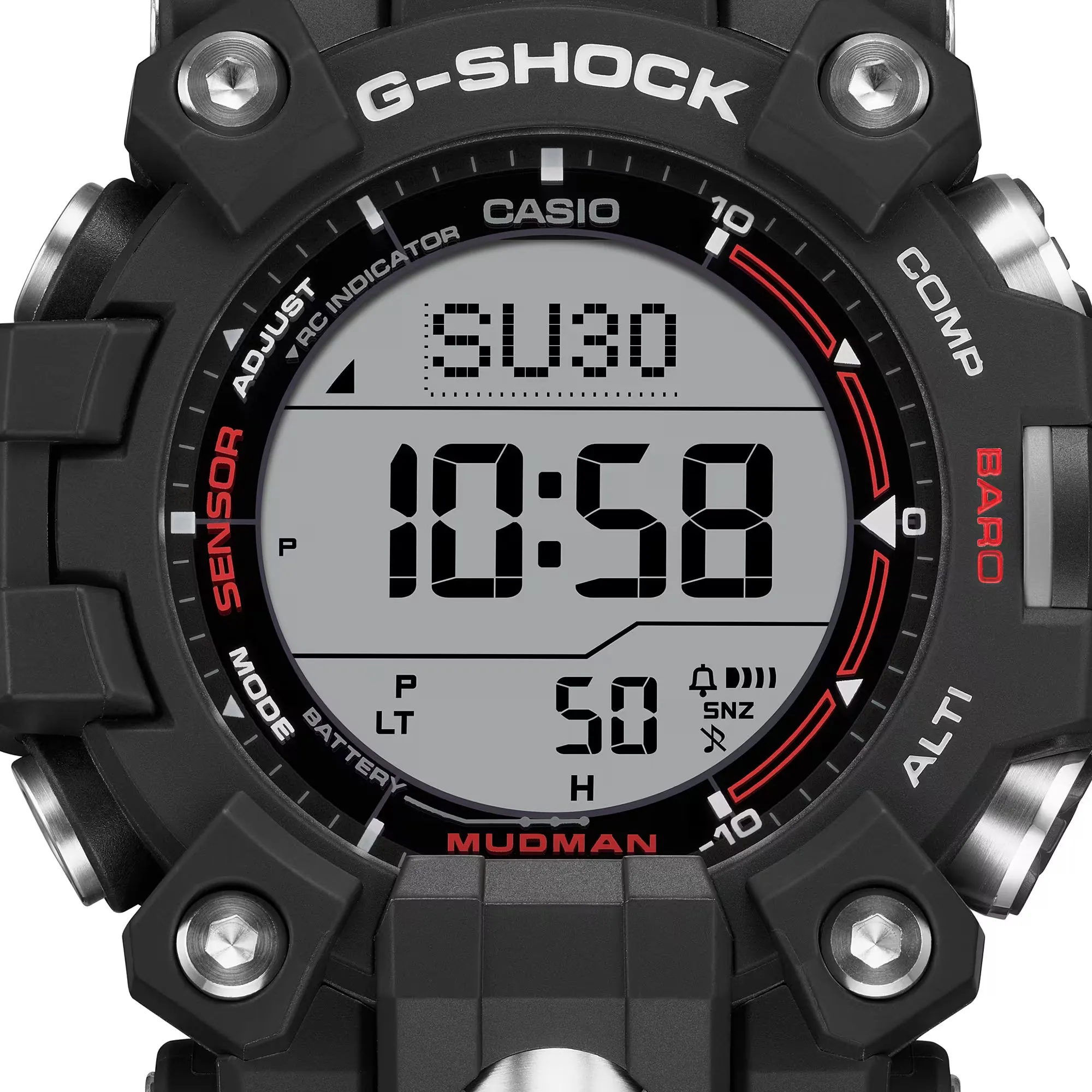 CASIO G-Shock GW9500-1 Mudman Triple Sensor Solar Black Watch