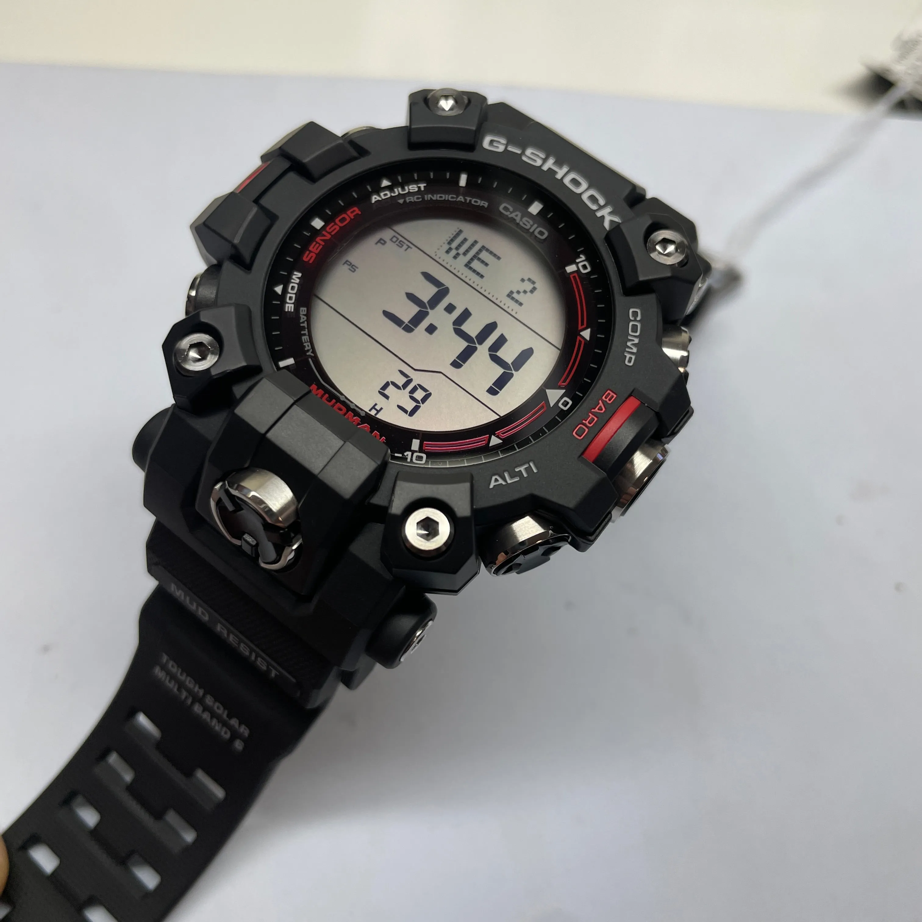 CASIO G-Shock GW9500-1 Mudman Triple Sensor Solar Black Watch