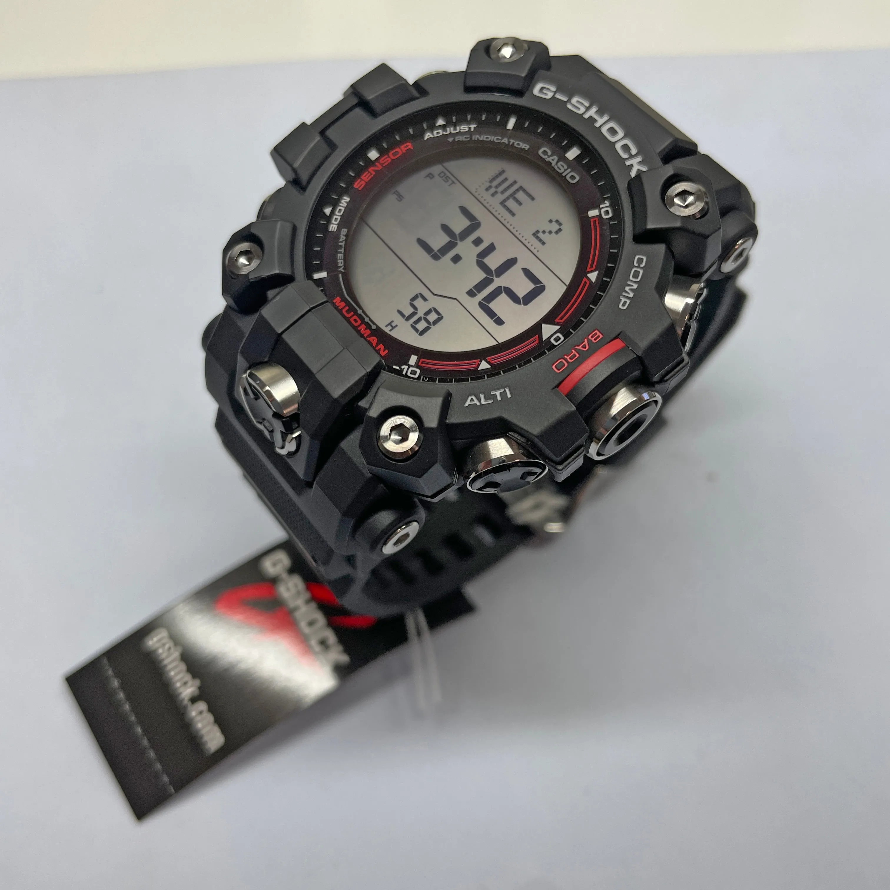CASIO G-Shock GW9500-1 Mudman Triple Sensor Solar Black Watch