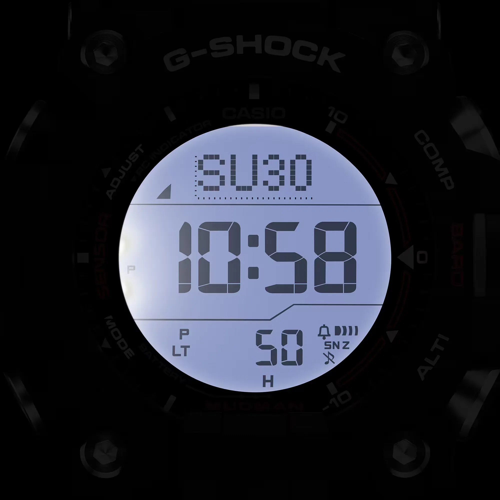 CASIO G-Shock GW9500-1 Mudman Triple Sensor Solar Black Watch