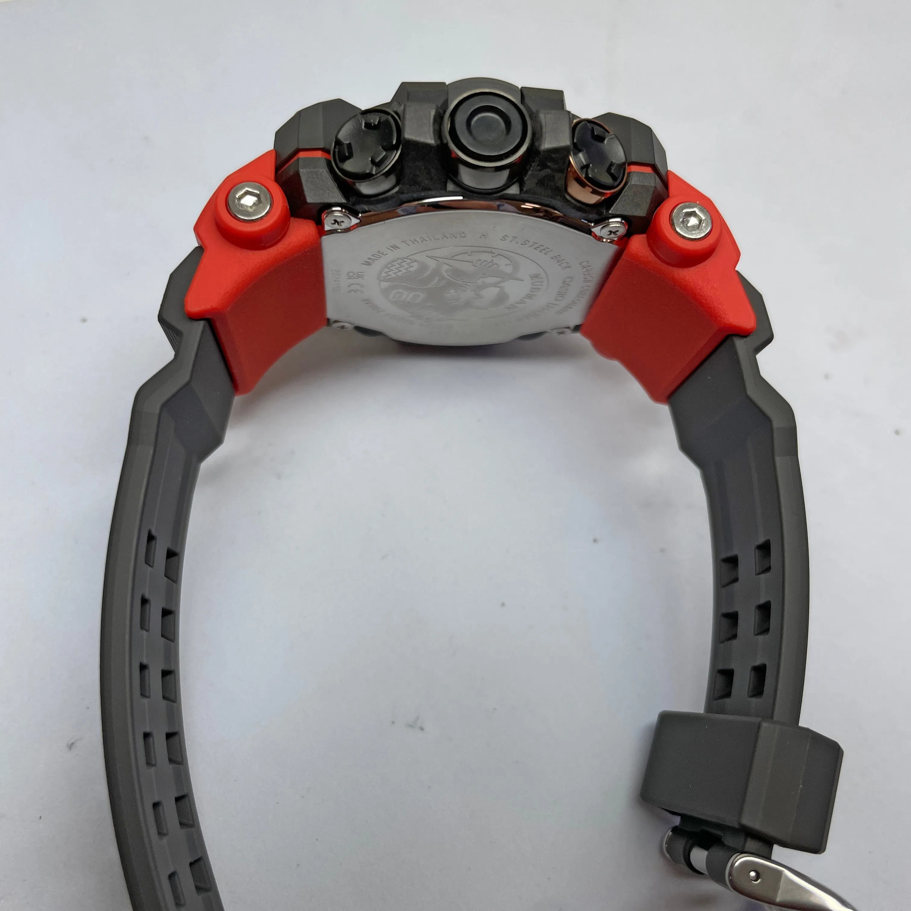 CASIO G-Shock GW9500-1A4 Mudman Triple Sensor Solar Red Orange Watch