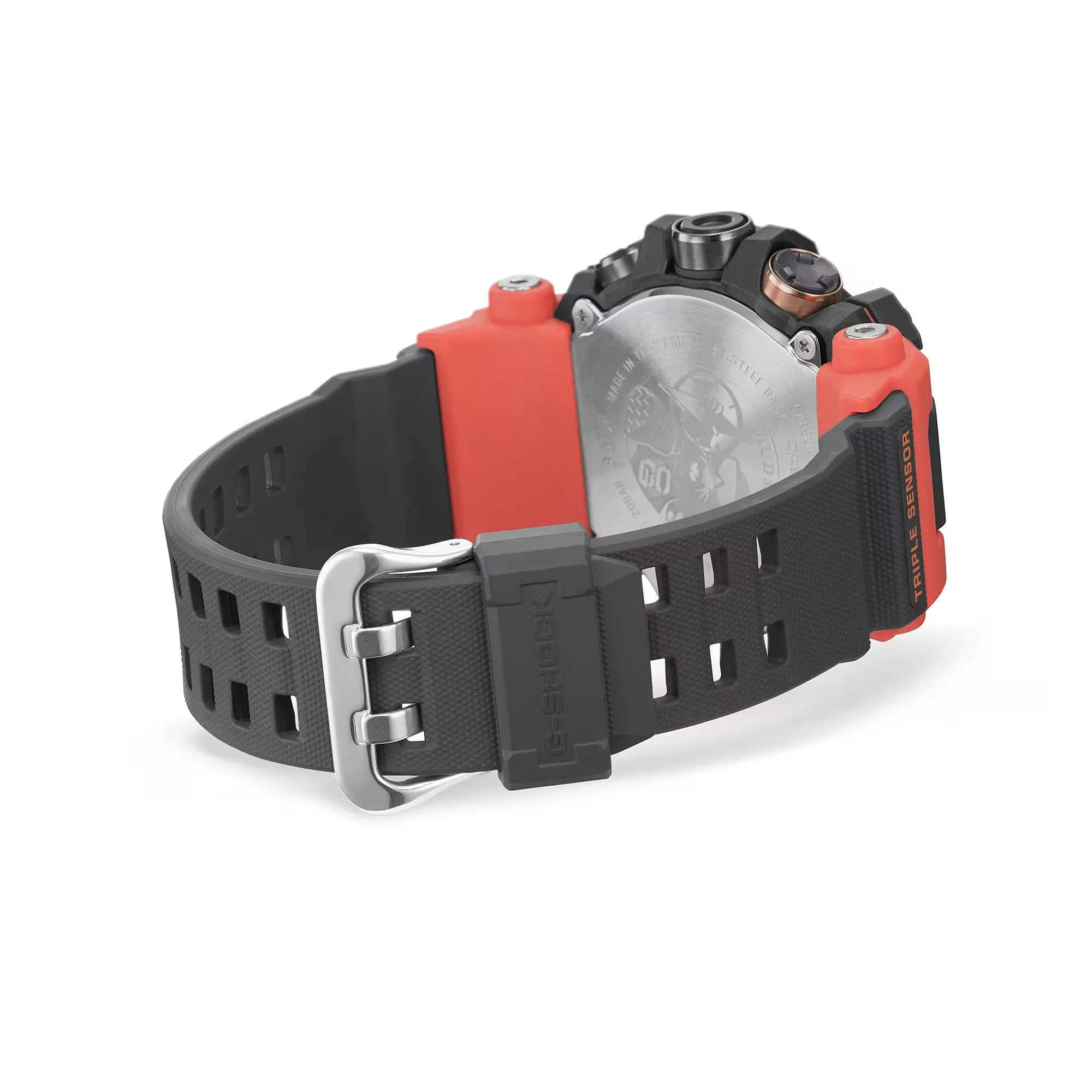 CASIO G-Shock GW9500-1A4 Mudman Triple Sensor Solar Red Orange Watch