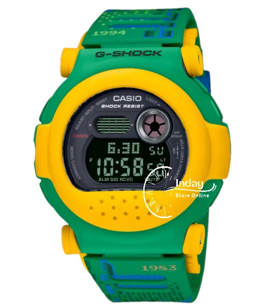 Casio G-Shock Men's Watch G-B001RG-3 Digital DW-001 Series Retro Gaming Graphics Interchangeable Translucent Bands