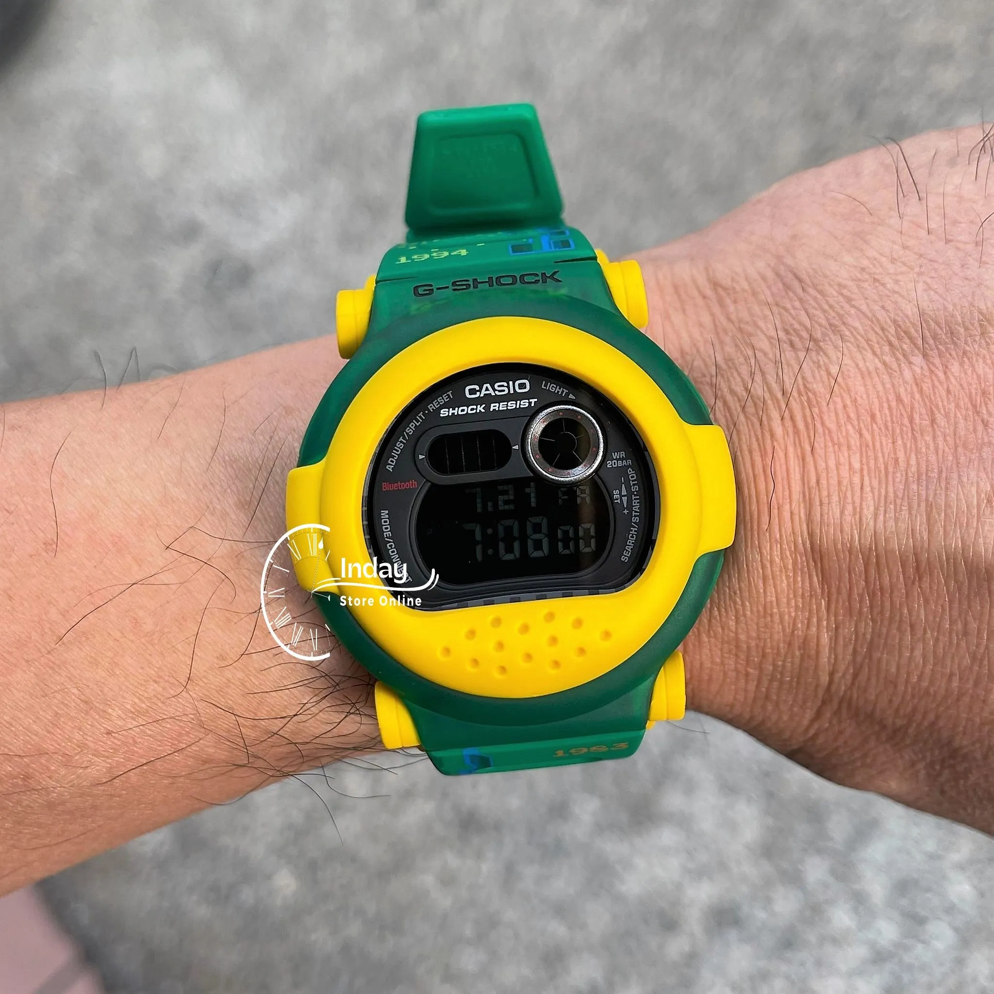 Casio G-Shock Men's Watch G-B001RG-3 Digital DW-001 Series Retro Gaming Graphics Interchangeable Translucent Bands