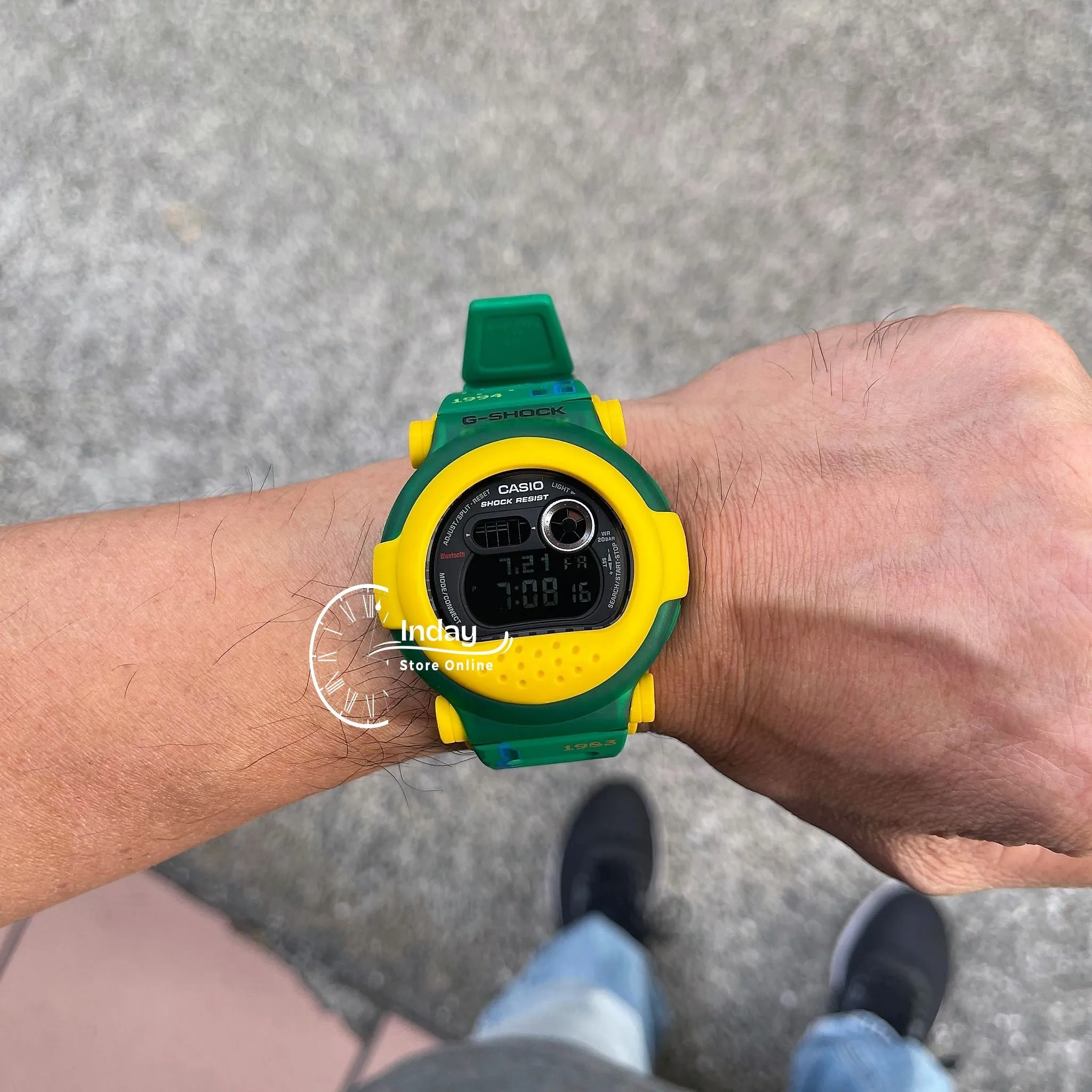 Casio G-Shock Men's Watch G-B001RG-3 Digital DW-001 Series Retro Gaming Graphics Interchangeable Translucent Bands
