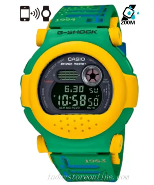 Casio G-Shock Men's Watch G-B001RG-3 Digital DW-001 Series Retro Gaming Graphics Interchangeable Translucent Bands