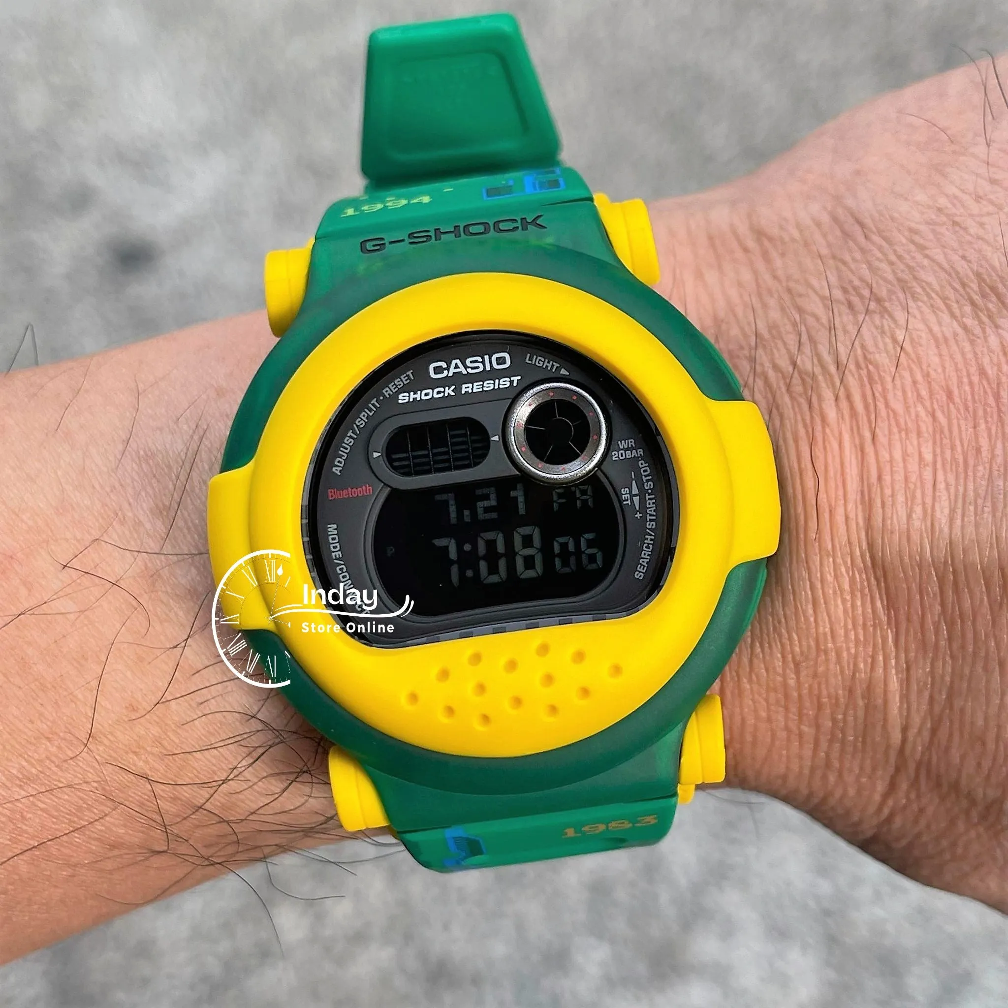 Casio G-Shock Men's Watch G-B001RG-3 Digital DW-001 Series Retro Gaming Graphics Interchangeable Translucent Bands