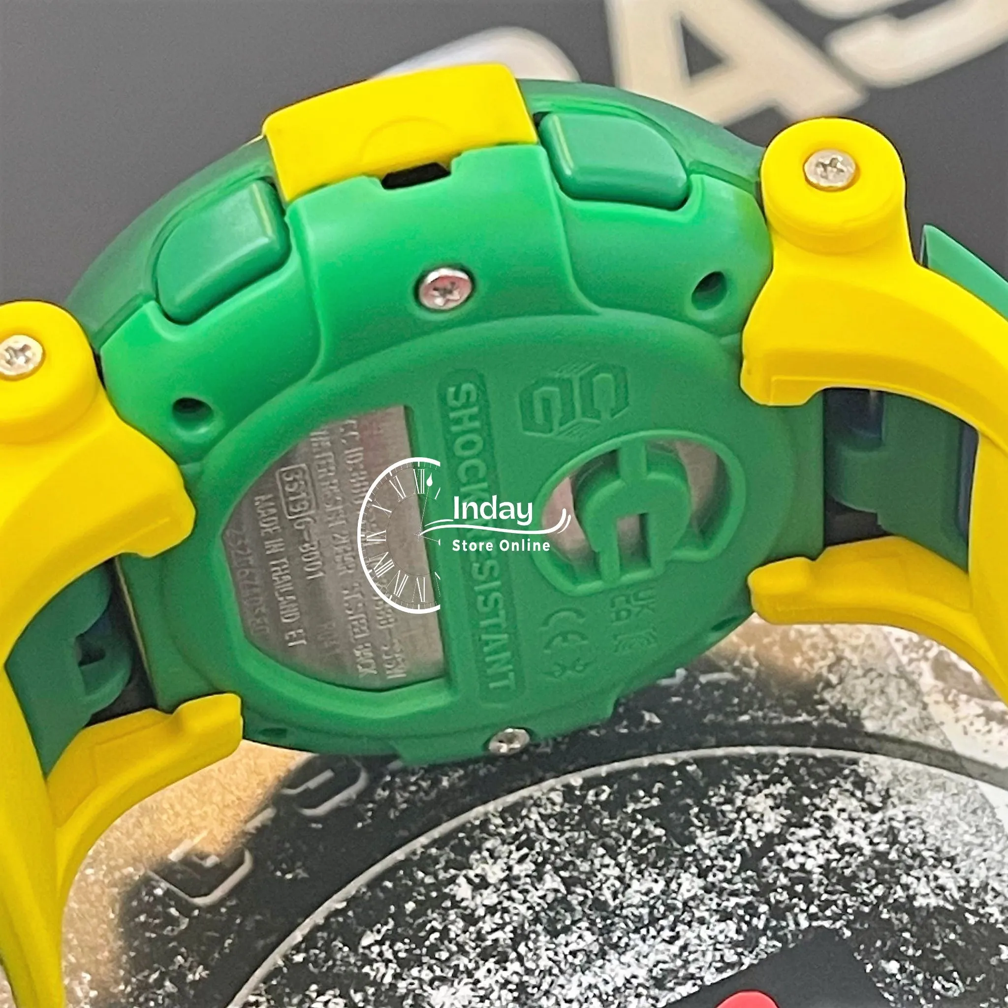 Casio G-Shock Men's Watch G-B001RG-3 Digital DW-001 Series Retro Gaming Graphics Interchangeable Translucent Bands