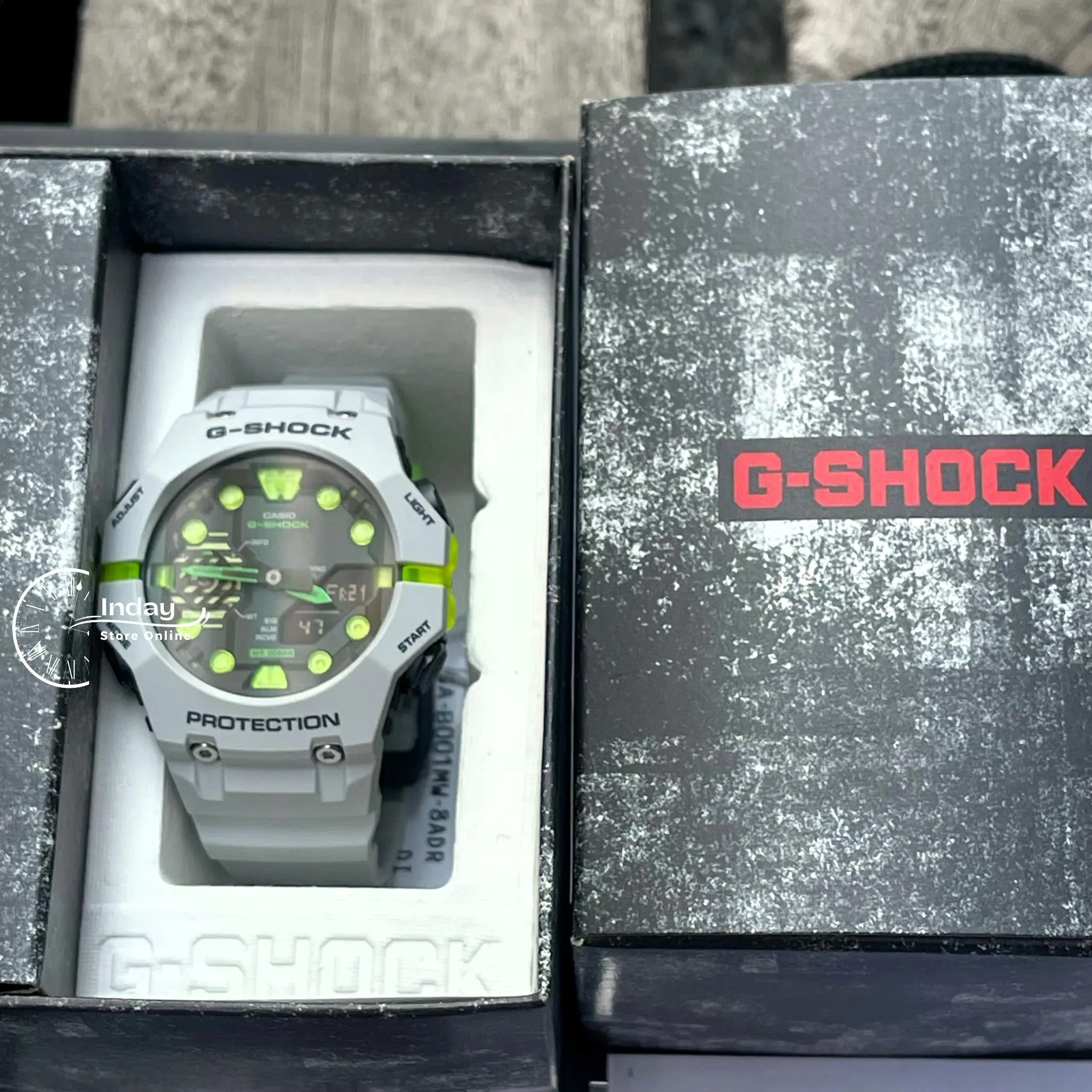 Casio G-Shock Men's Watch GA-B001MW-8A Resin Band Mineral Glass Shock Resistant  Mobile Link Bluetooth