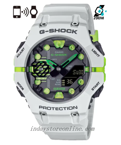 Casio G-Shock Men's Watch GA-B001MW-8A Resin Band Mineral Glass Shock Resistant  Mobile Link Bluetooth