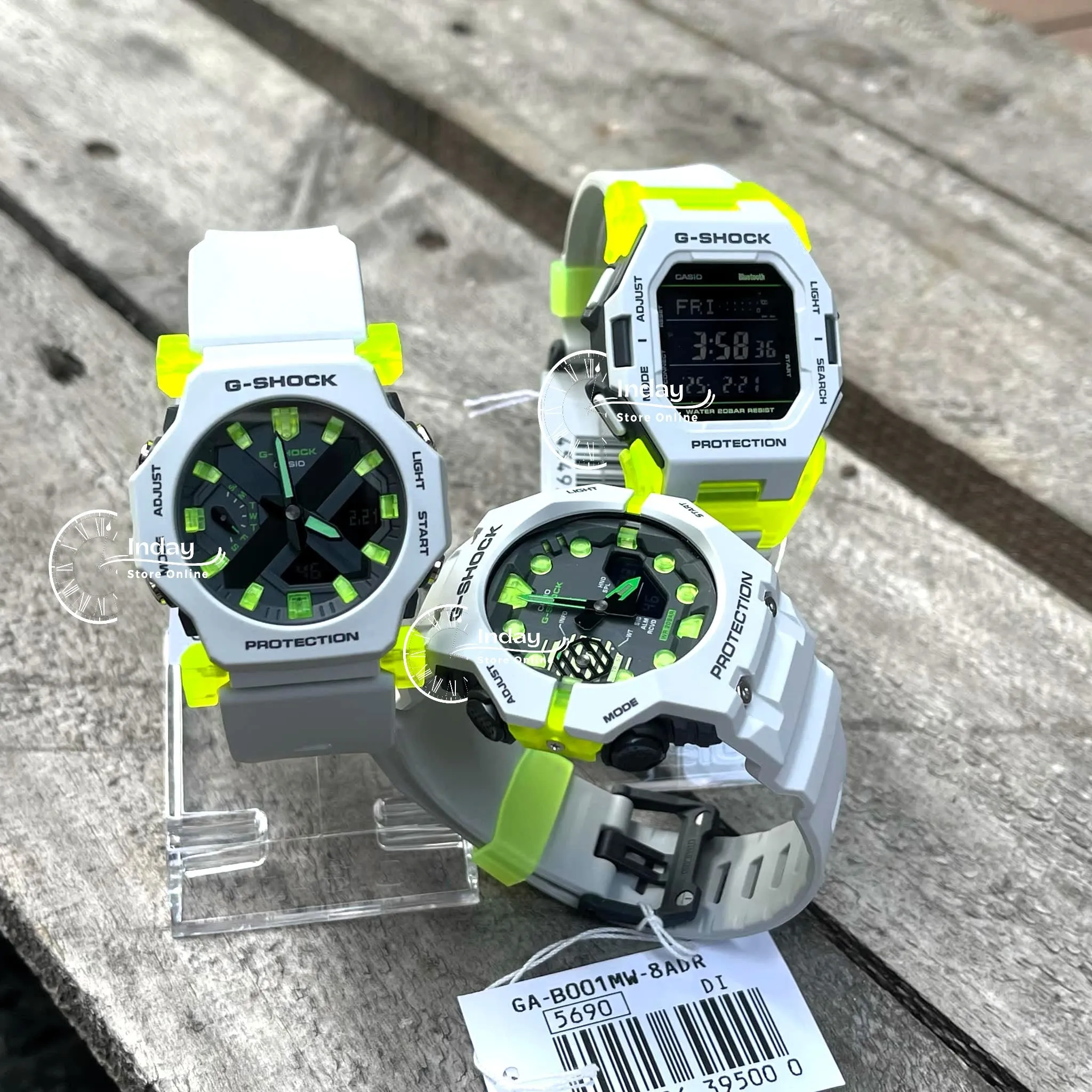 Casio G-Shock Men's Watch GA-B001MW-8A Resin Band Mineral Glass Shock Resistant  Mobile Link Bluetooth