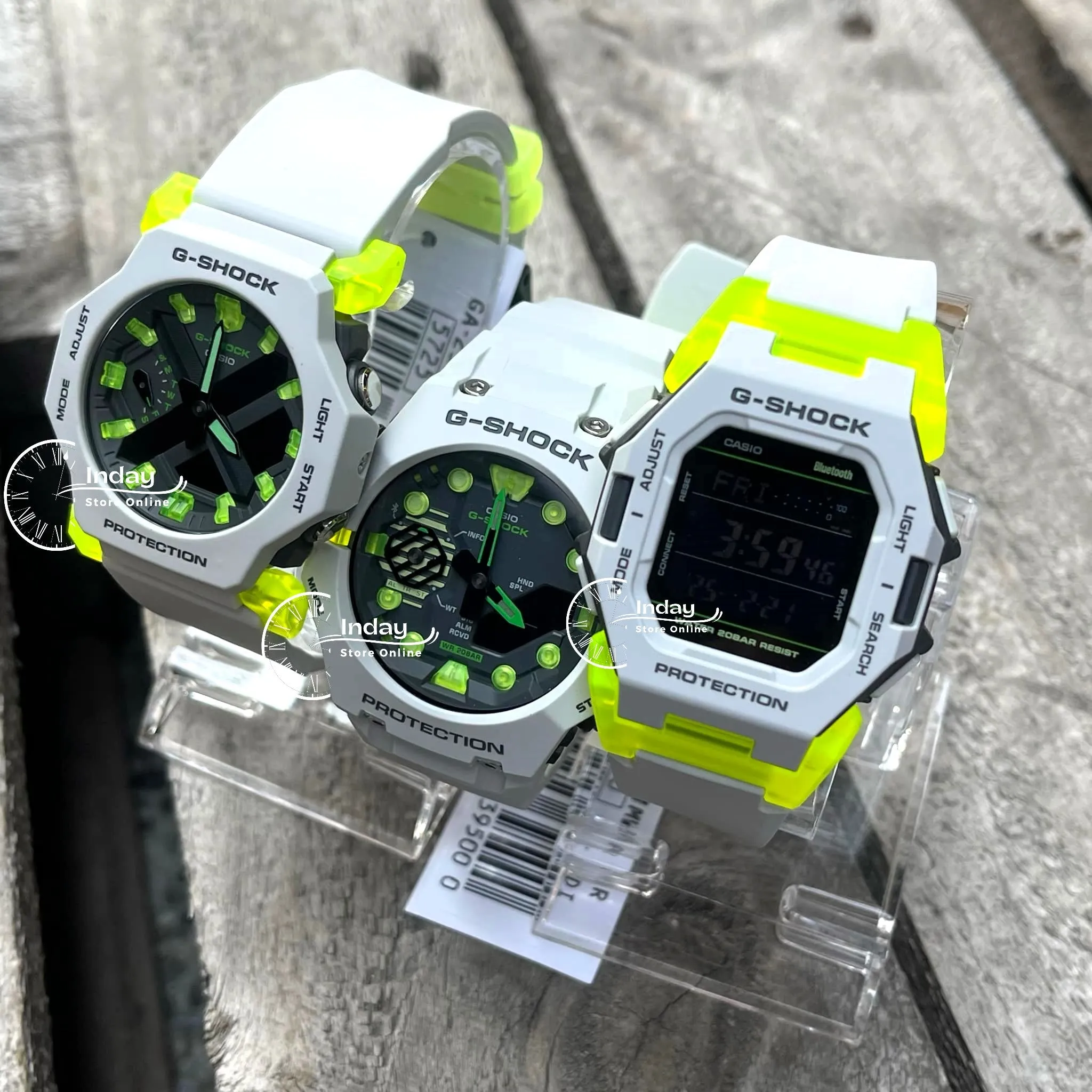 Casio G-Shock Men's Watch GA-B001MW-8A Resin Band Mineral Glass Shock Resistant  Mobile Link Bluetooth