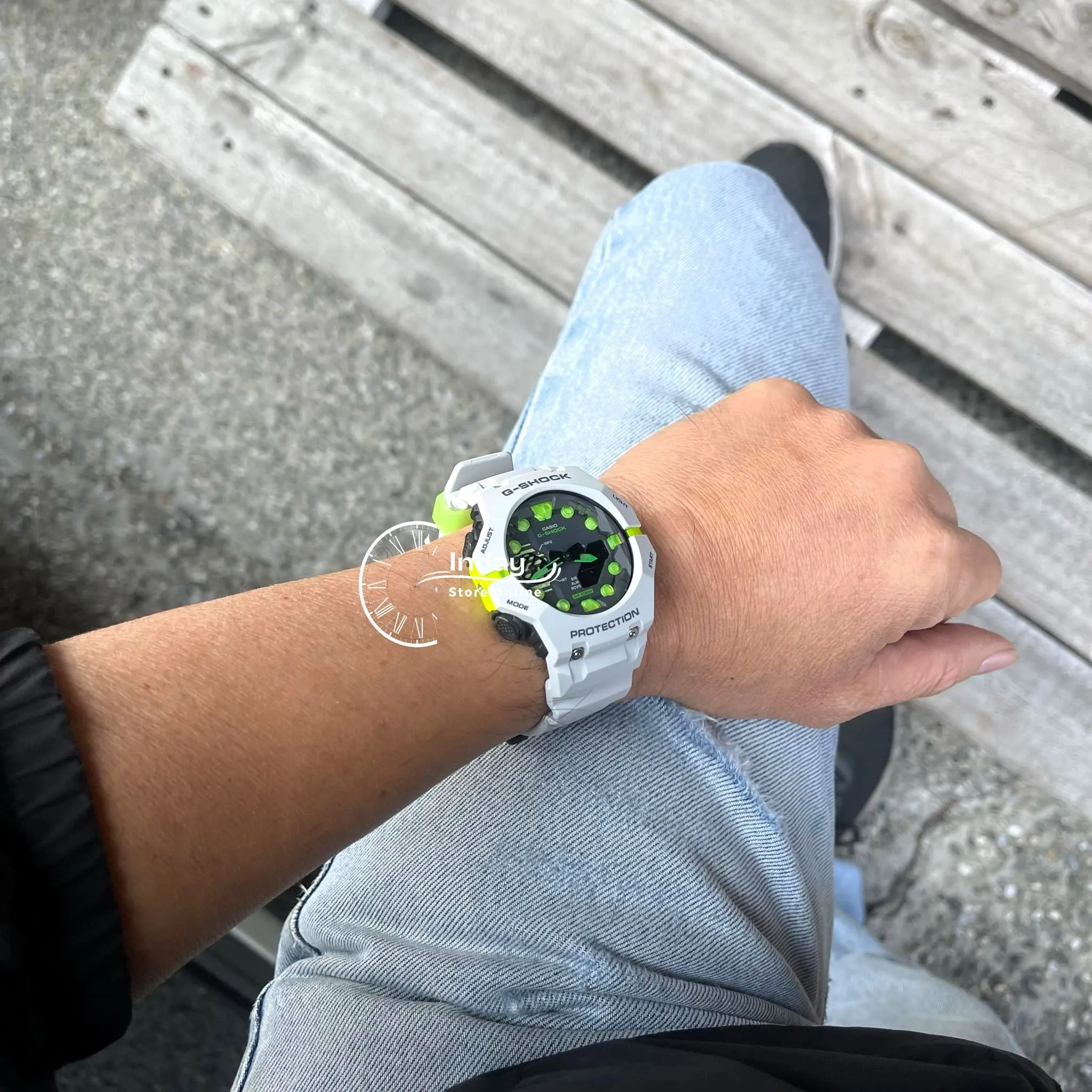 Casio G-Shock Men's Watch GA-B001MW-8A Resin Band Mineral Glass Shock Resistant  Mobile Link Bluetooth