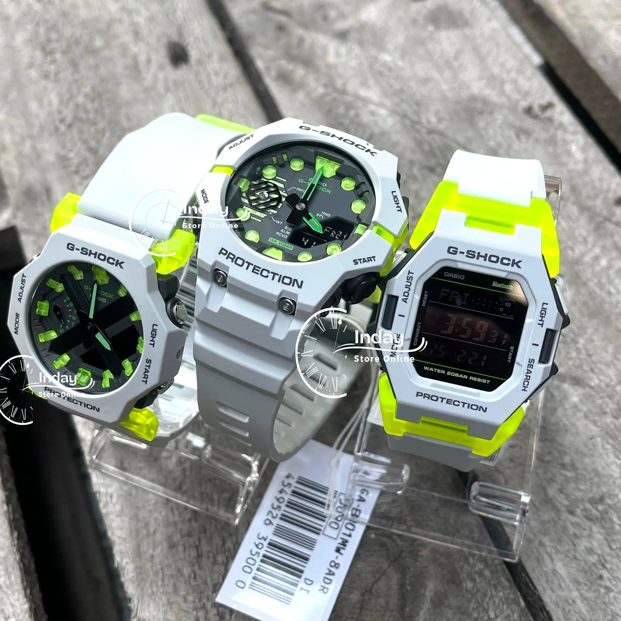 Casio G-Shock Men's Watch GA-B001MW-8A Resin Band Mineral Glass Shock Resistant  Mobile Link Bluetooth