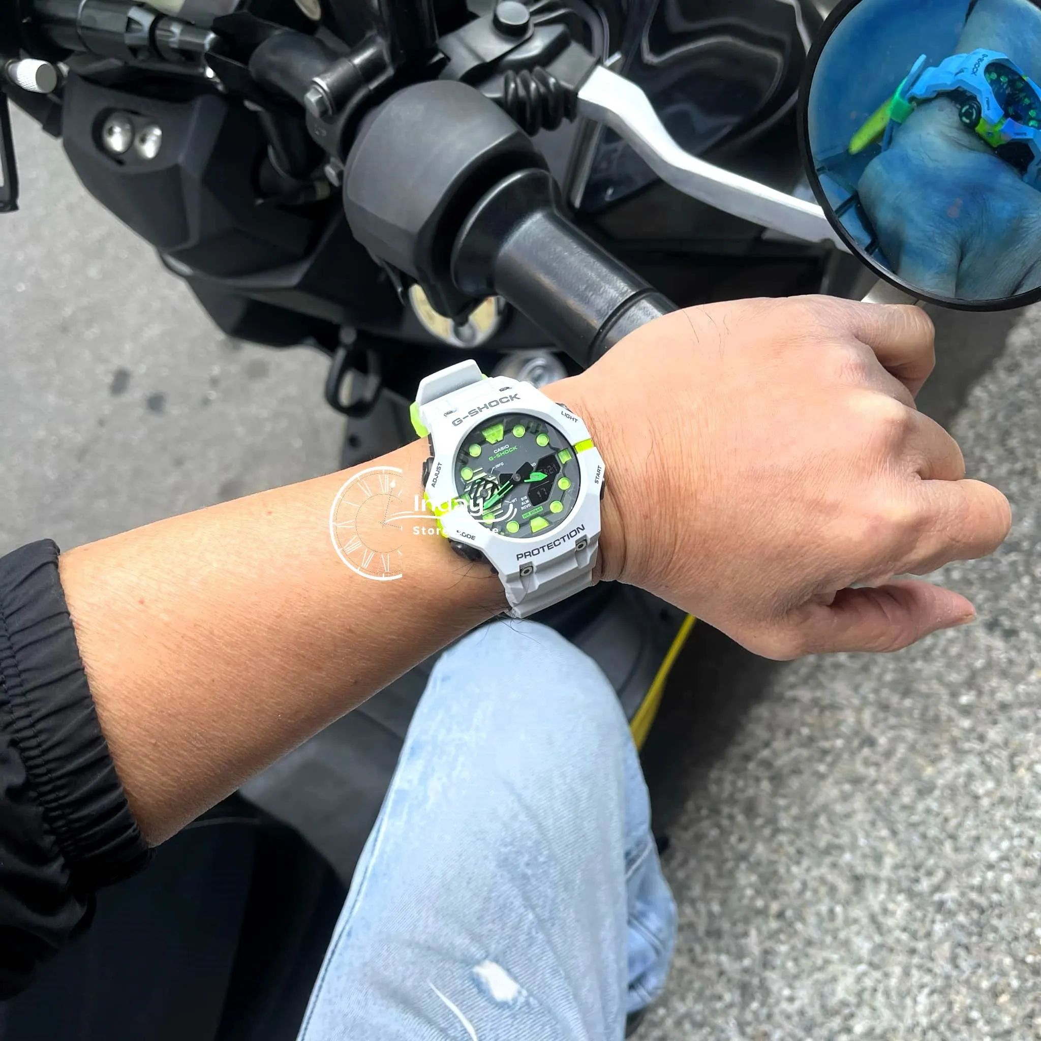 Casio G-Shock Men's Watch GA-B001MW-8A Resin Band Mineral Glass Shock Resistant  Mobile Link Bluetooth