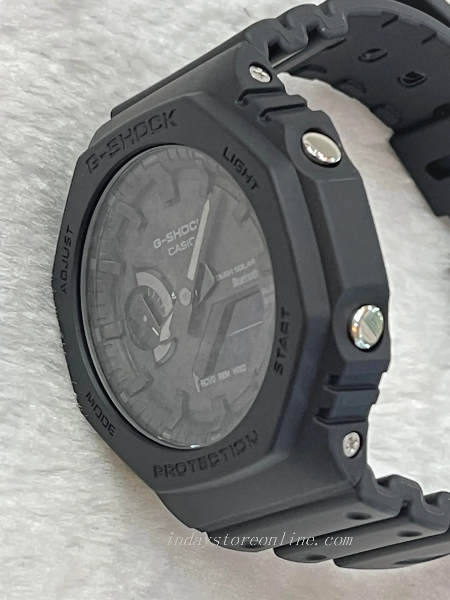 Casio G-Shock Men's Watch GA-B2100-1A1 Analog-Digital 2100 Series Smartphone Link and Tough Solar power Carbon Core Guard structure
