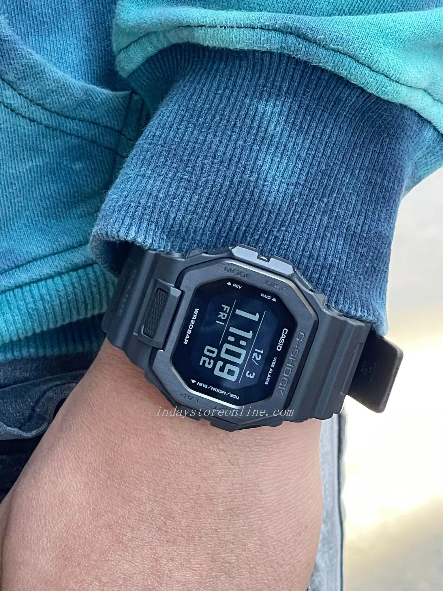Casio G-Shock Men's Watch GBX-100NS-1 Digital G-LIDE GBX-100 Series Shock Resistant Mobile link (Wireless linking using Bluetooth®)