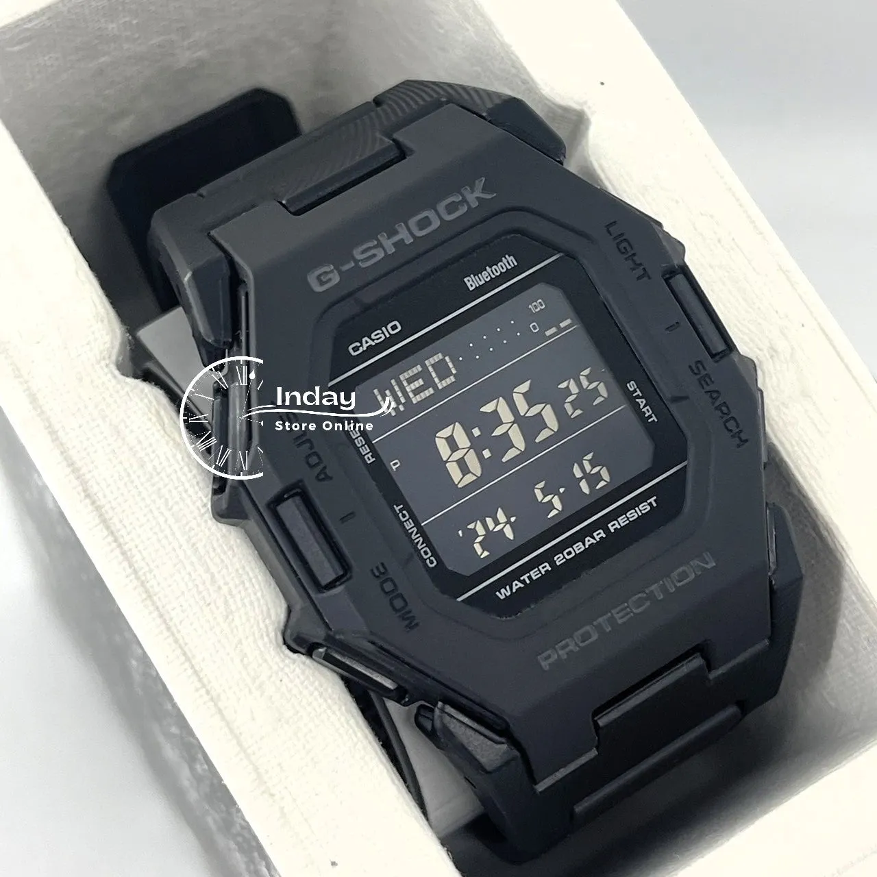 Casio G-Shock Men's Watch GD-B500-1 Resin Band Mineral Glass Shock Resistant Mobile link Bluetooth