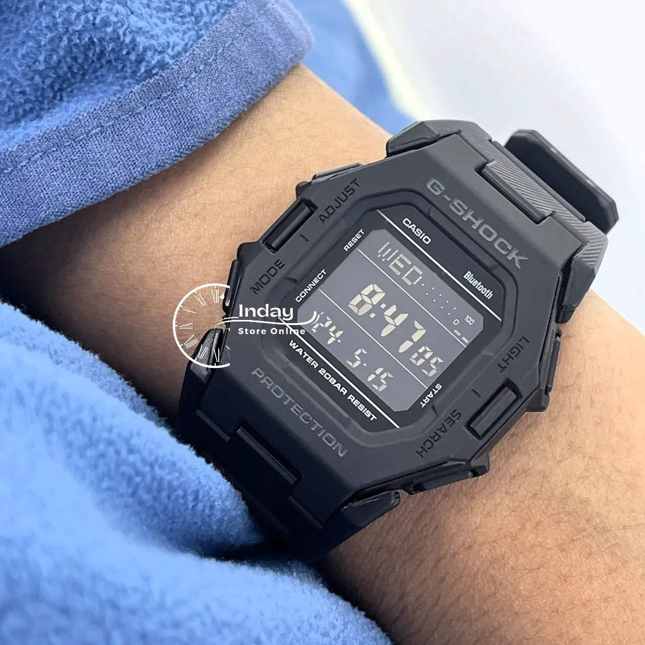 Casio G-Shock Men's Watch GD-B500-1 Resin Band Mineral Glass Shock Resistant Mobile link Bluetooth