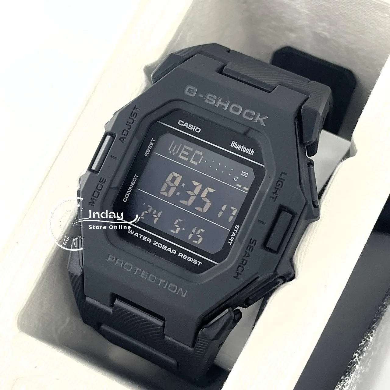 Casio G-Shock Men's Watch GD-B500-1 Resin Band Mineral Glass Shock Resistant Mobile link Bluetooth