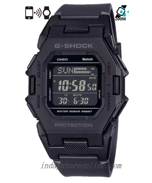 Casio G-Shock Men's Watch GD-B500-1 Resin Band Mineral Glass Shock Resistant Mobile link Bluetooth