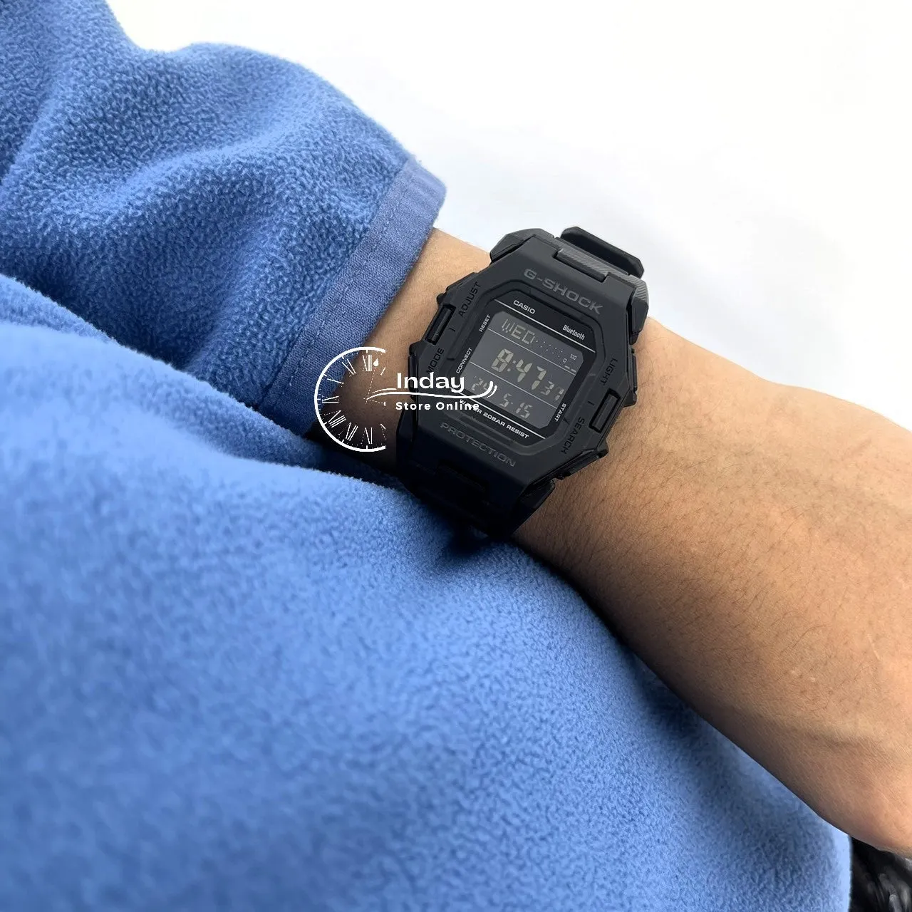 Casio G-Shock Men's Watch GD-B500-1 Resin Band Mineral Glass Shock Resistant Mobile link Bluetooth