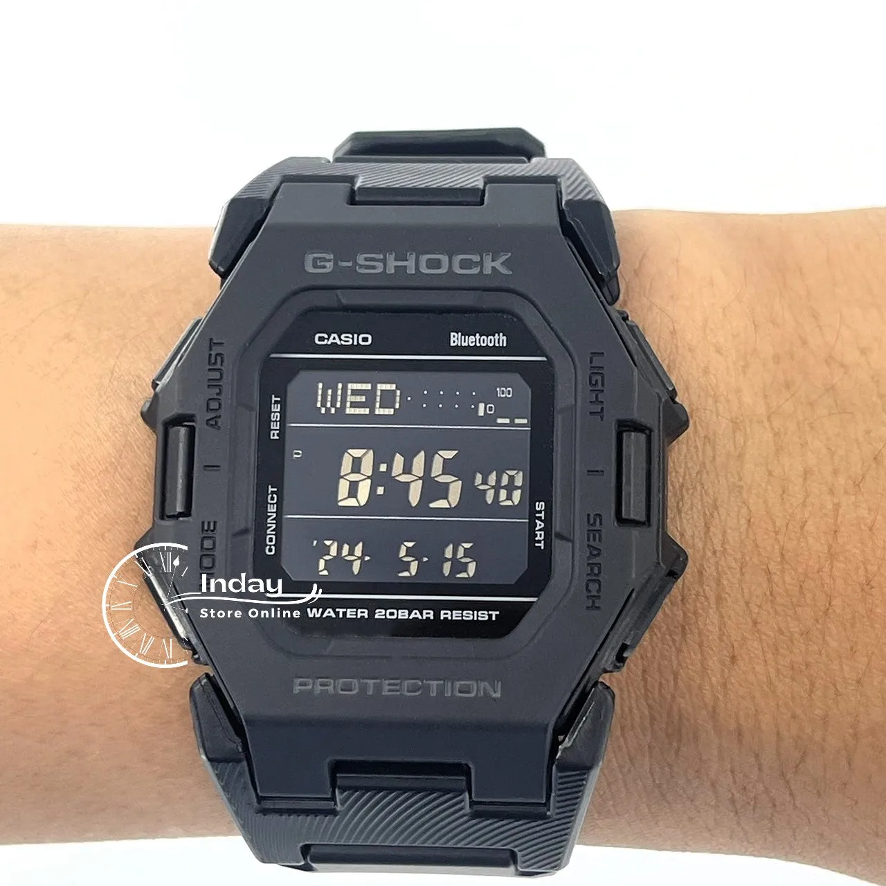 Casio G-Shock Men's Watch GD-B500-1 Resin Band Mineral Glass Shock Resistant Mobile link Bluetooth